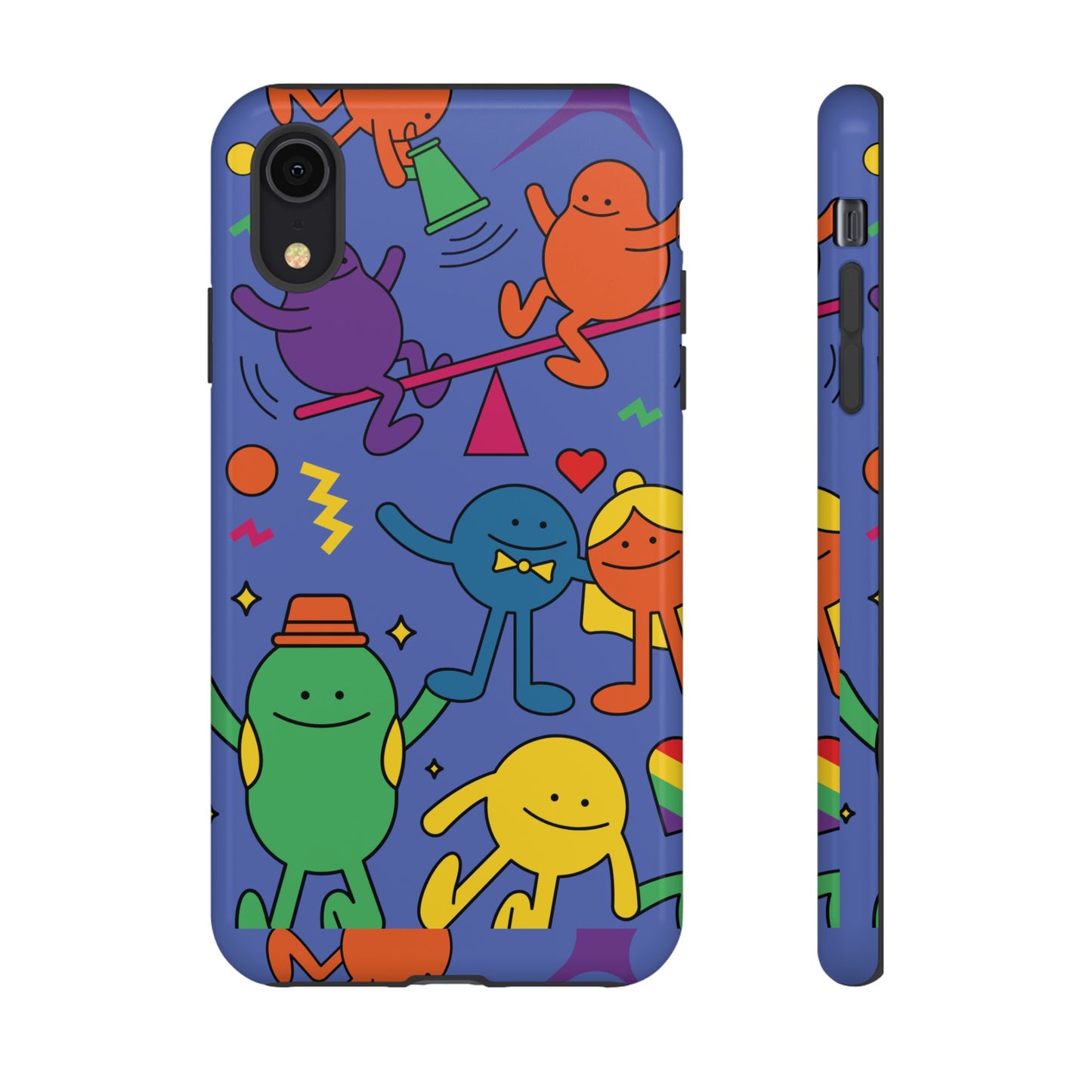 Colourful Cartoon Wallpaper Phone Case | iPhone 15 Plus/ Pro, 14, 13, 12| Google Pixel 7, Pro, 5| Samsung Galaxy S23 All Major Phone Models