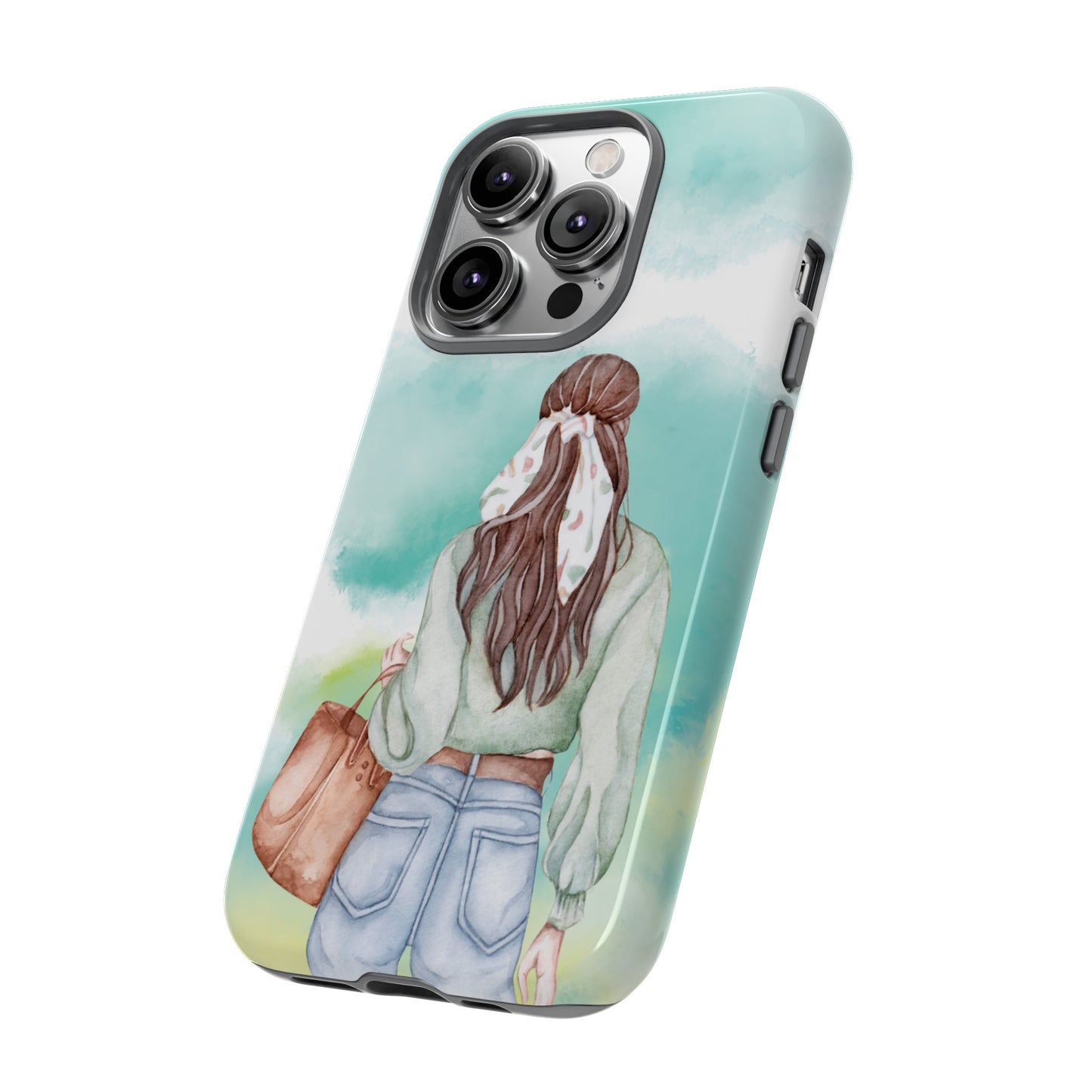 Girl Wallpaper Phone Case | iPhone 15 Plus/ Pro, 14, 13, 12| Google Pixel 7, Pro, 5| Samsung Galaxy S23 All Major Phone Models