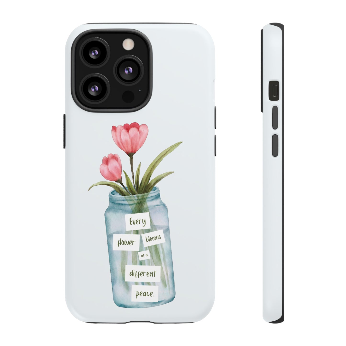 Flowers in a Jar Wallpaper Phone Case | iPhone 15 Plus/ Pro, 14, 13, 12| Google Pixel 7, Pro, 5| Samsung Galaxy S23 All Major Phone Models