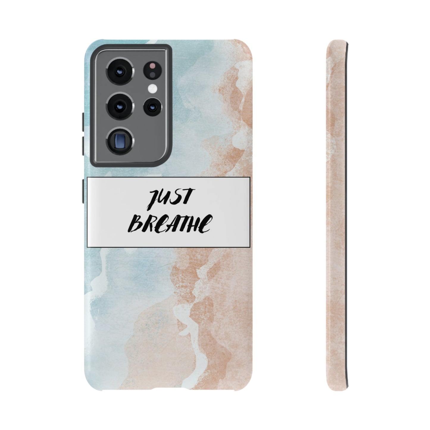 Just Breathe Phone Case | iPhone 15 Plus/ Pro, 14, 13, 12| Google Pixel 7, Pro, 5| Samsung Galaxy S23 All Major Phone Models