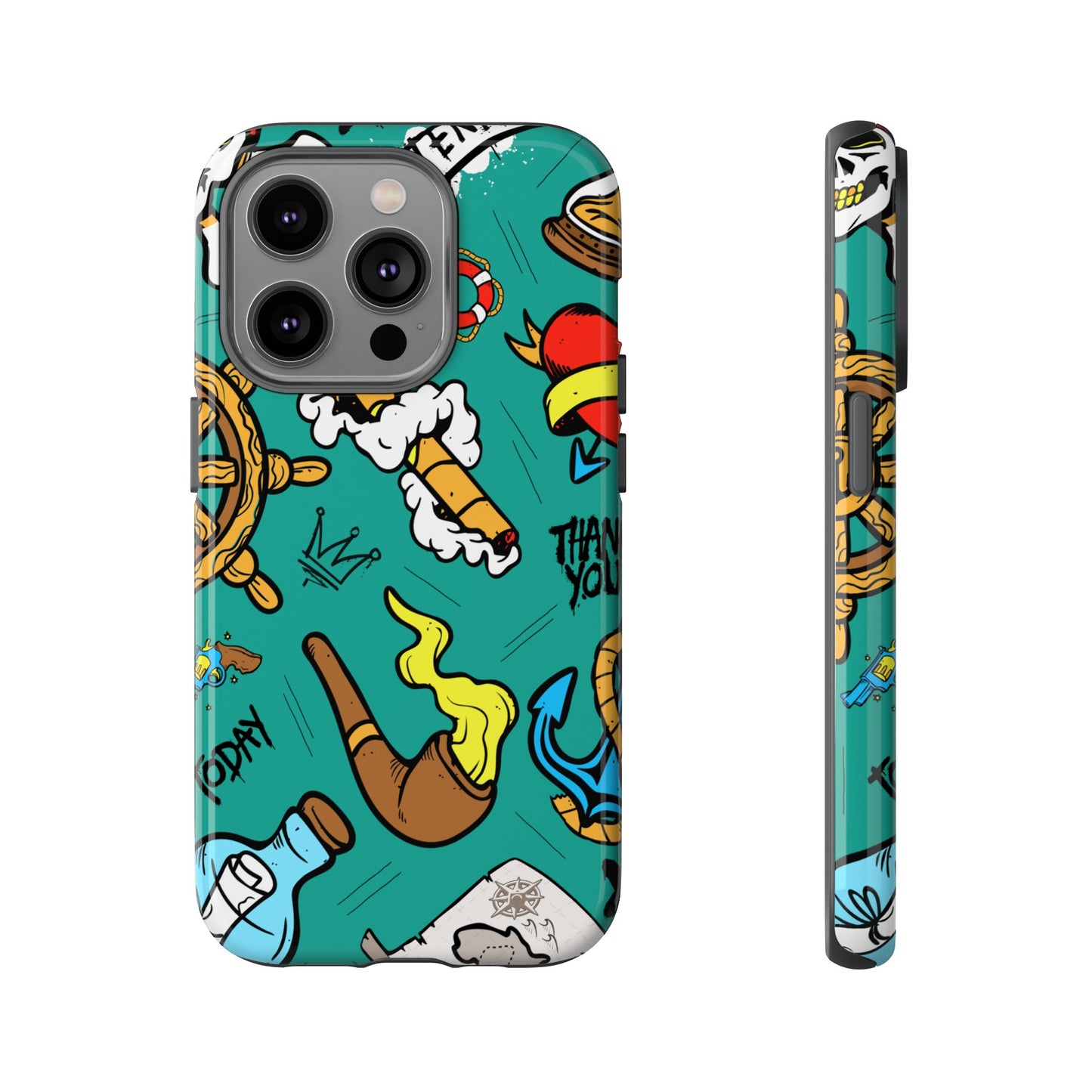 Pirate Wallpaper Phone Case | iPhone 15 Plus/ Pro, 14, 13, 12| Google Pixel 7, Pro, 5| Samsung Galaxy S23 All Major Phone Models