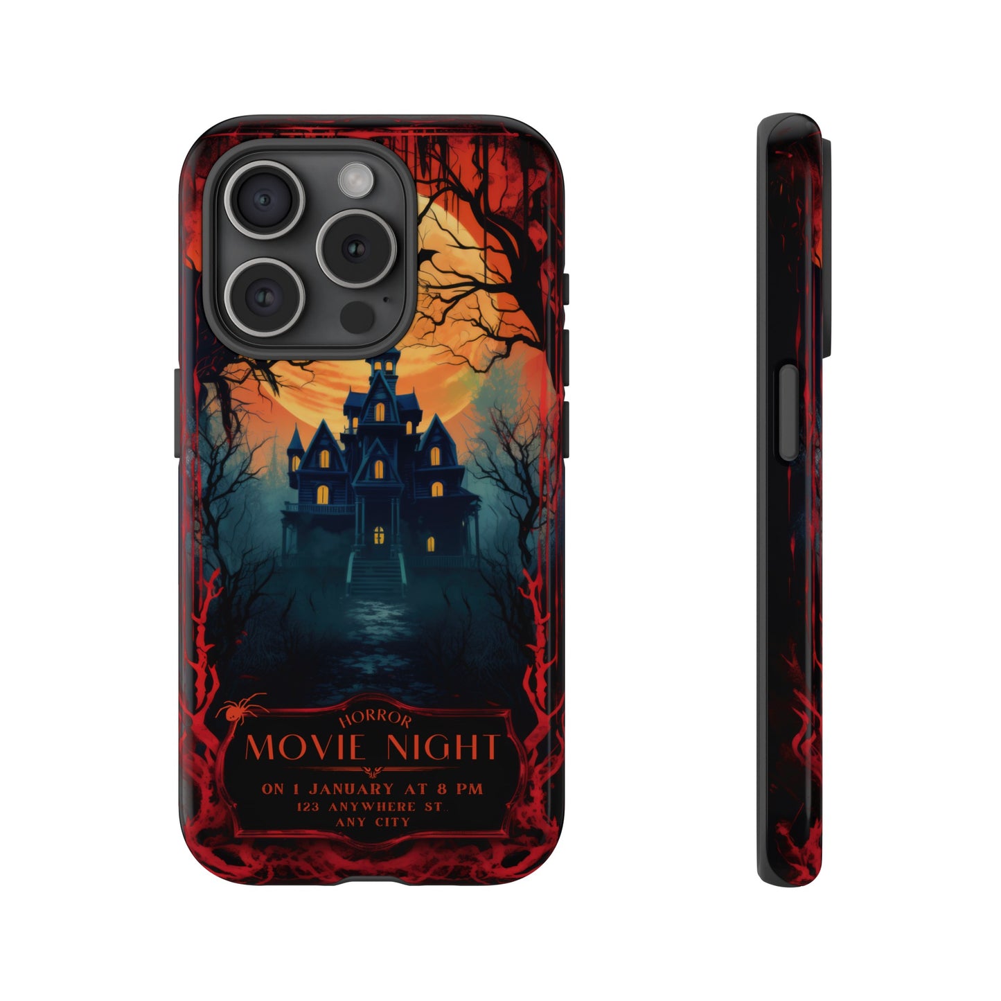 Horror Movie Night Phone Case | iPhone 15 Plus/ Pro, 14, 13, 12| Google Pixel 7, Pro, 5| Samsung Galaxy S23 All Major Phone Models