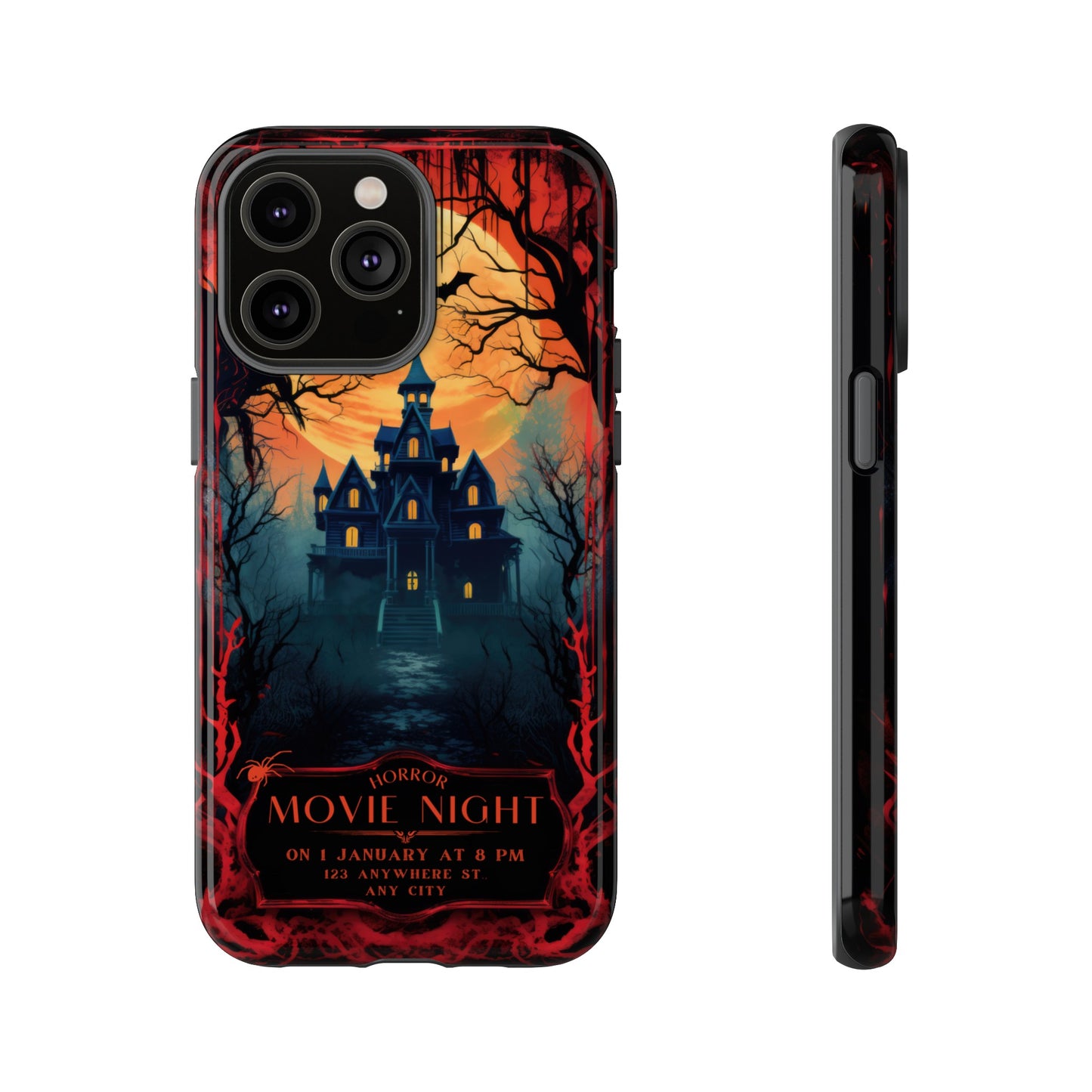 Horror Movie Night Phone Case | iPhone 15 Plus/ Pro, 14, 13, 12| Google Pixel 7, Pro, 5| Samsung Galaxy S23 All Major Phone Models