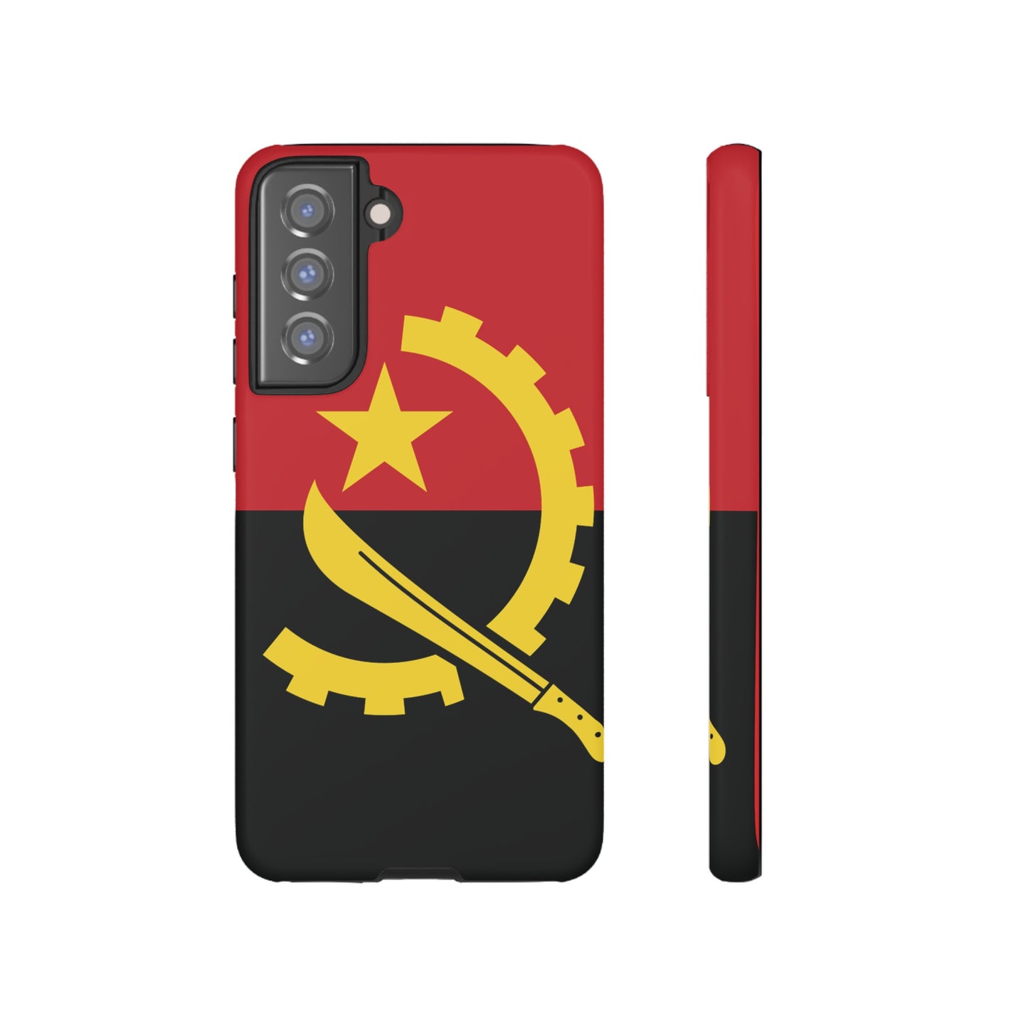 Angola Flag Phone Case | iPhone 15 Plus/ Pro, 14, 13, 12| Google Pixel 7, Pro, 5| Samsung Galaxy S23 All Major Phone Models