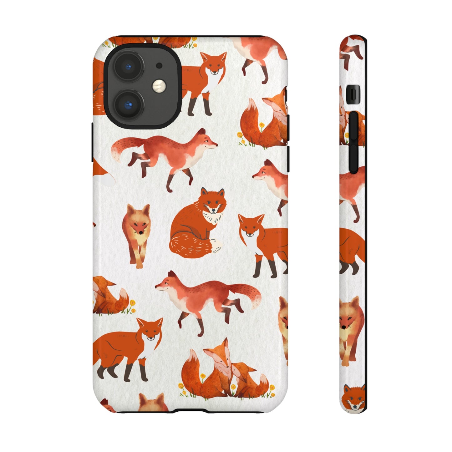 Foxes Wallpaper Phone Case | iPhone 15 Plus/ Pro, 14, 13, 12| Google Pixel 7, Pro, 5| Samsung Galaxy S23 All Major Phone Models