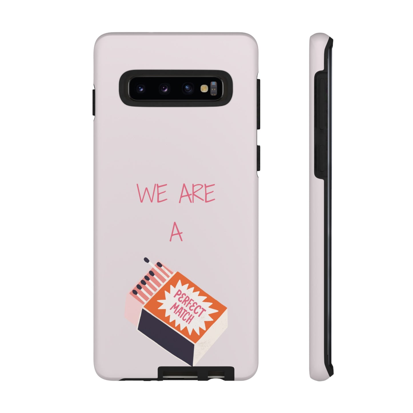 We Are A Perfect Match Wallpaper Phone Case | iPhone 15 Plus/ Pro, 14, 13, 12| Google Pixel 7, Pro, 5| Samsung Galaxy S23 All Major Phone Models