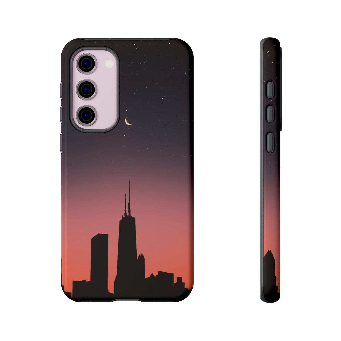 Chicago Skyline Wallpaper Phone Case | iPhone 15 Plus/ Pro, 14, 13, 12| Google Pixel 7, Pro, 5| Samsung Galaxy S23 All Major Phone Models