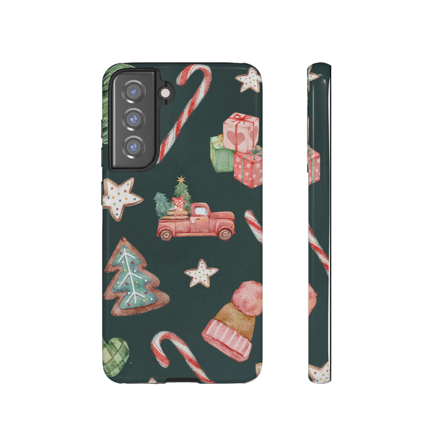 Festive Christmas Wallpaper Phone Case | iPhone 15 Plus/ Pro, 14, 13, 12| Google Pixel 7, Pro, 5| Samsung Galaxy S23 All Major Phone Models