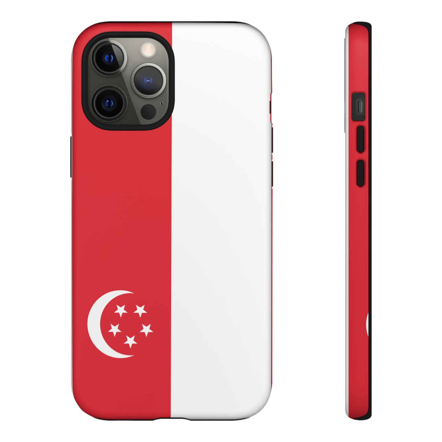 Singapore Flag Phone Case | iPhone 15 Plus/ Pro, 14, 13, 12| Google Pixel 7, Pro, 5| Samsung Galaxy S23 All Major Phone Models