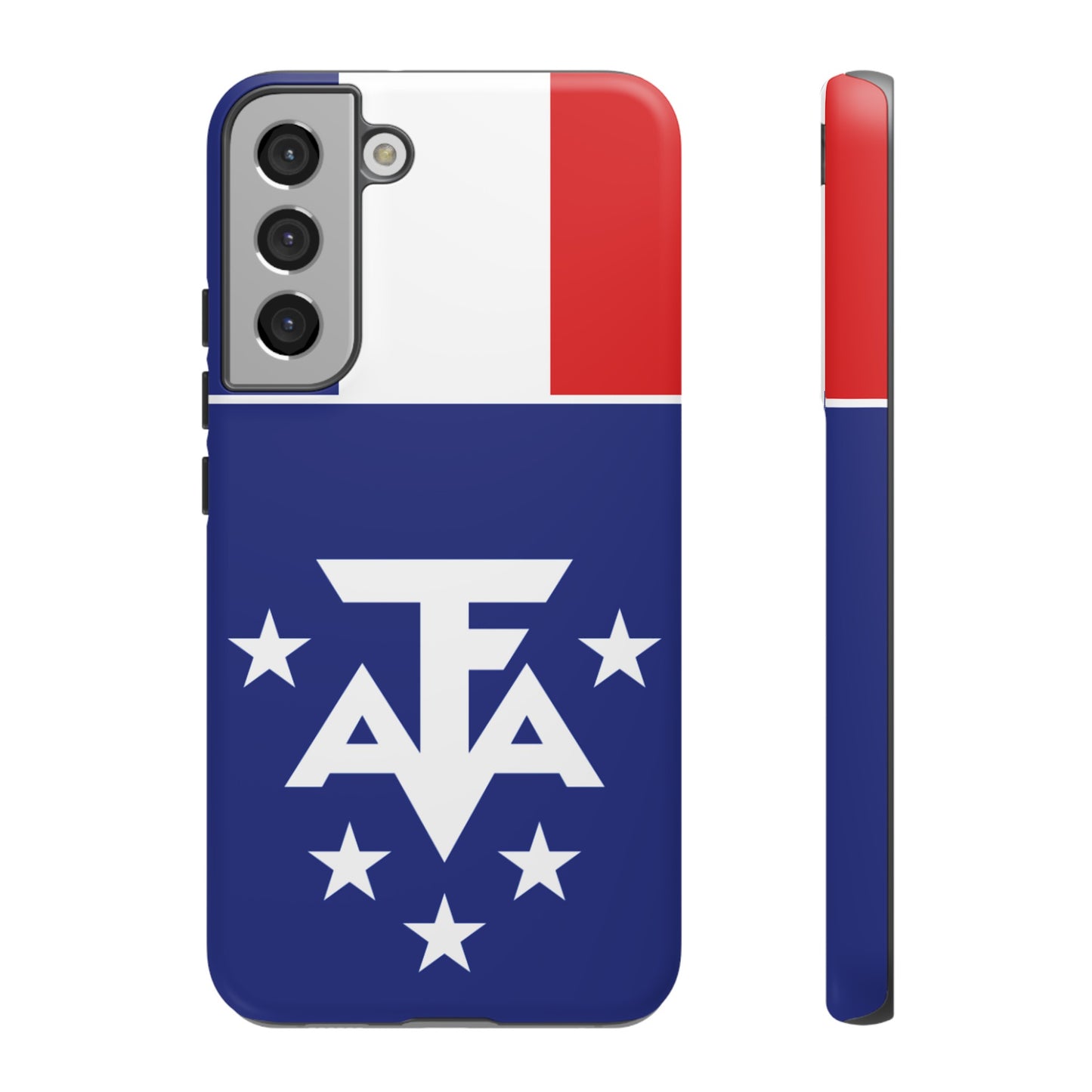 French Southern And Antarctic Lands Flag Phone Case | iPhone 15 Plus/ Pro, 14, 13, 12| Google Pixel 7, Pro, 5| Samsung Galaxy S23 All Major Phone Models