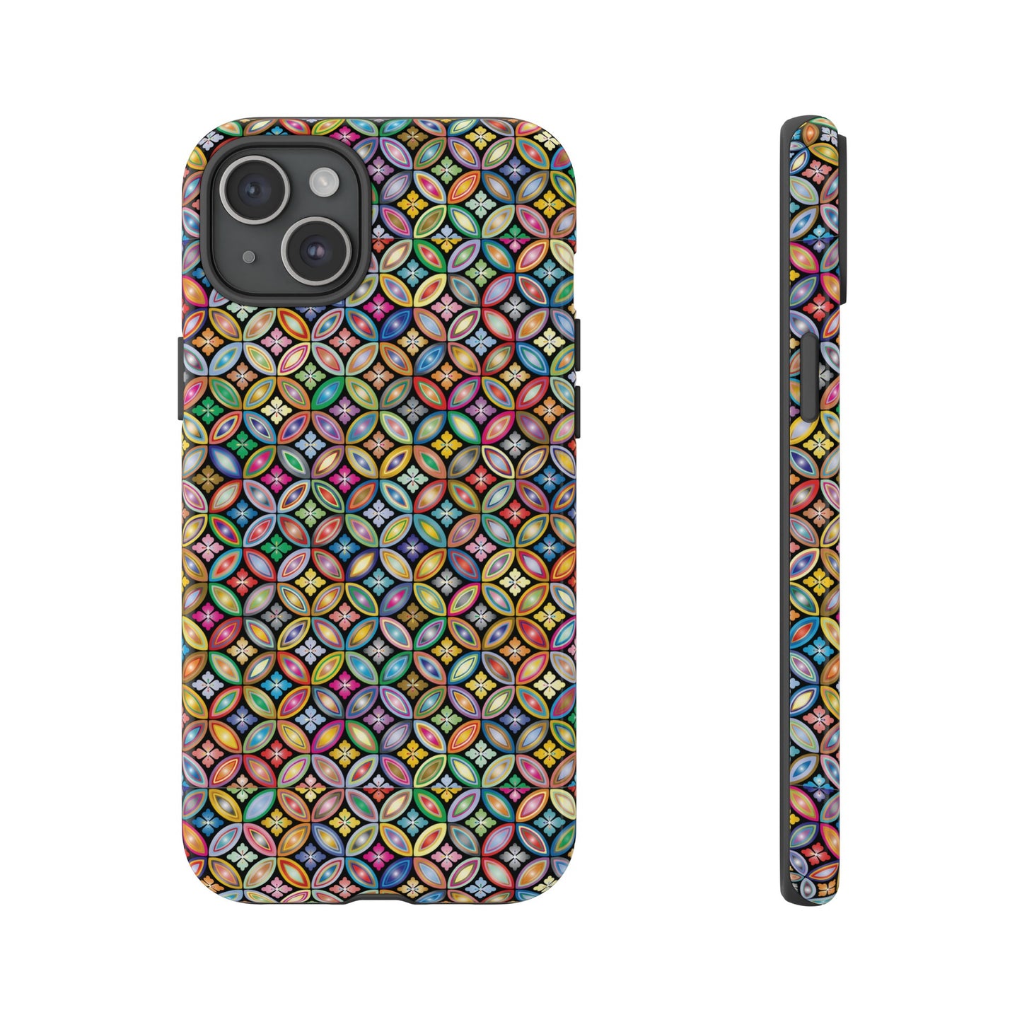 Geometric Pattern Wallpaper Phone Case | iPhone 15 Plus/ Pro, 14, 13, 12| Google Pixel 7, Pro, 5| Samsung Galaxy S23 All Major Phone Models