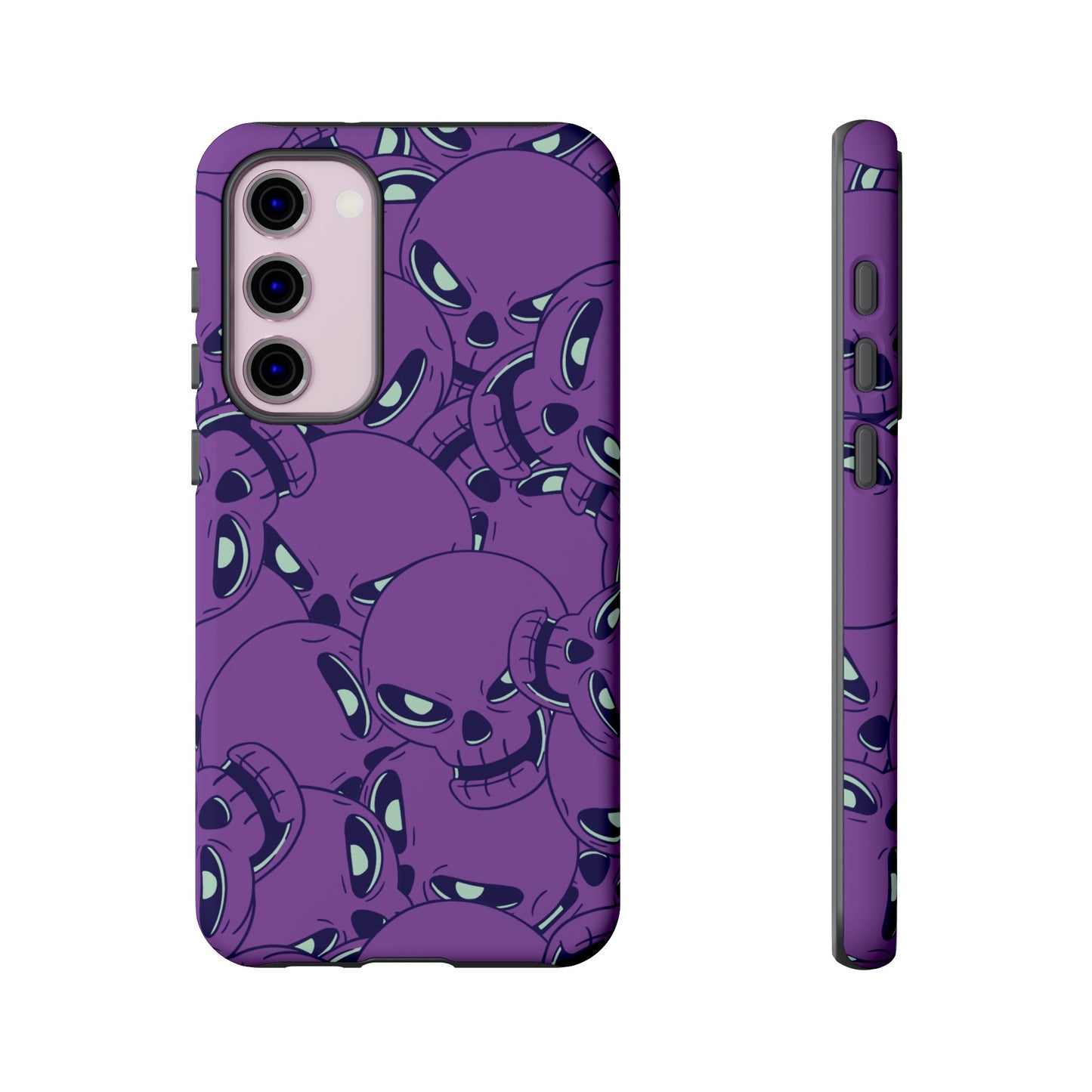 Glowing Skulls Wallpaper Phone Case | iPhone 15 Plus/ Pro, 14, 13, 12| Google Pixel 7, Pro, 5| Samsung Galaxy S23 All Major Phone Models