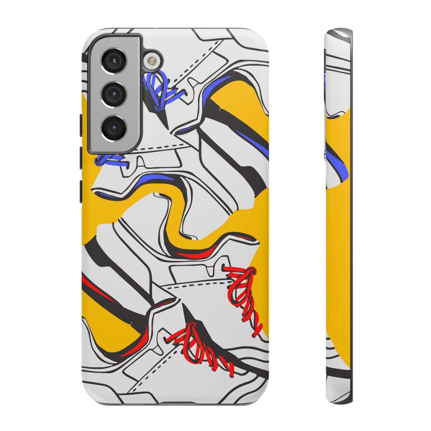 Sneakers Wallpaper Phone Case | iPhone 15 Plus/ Pro, 14, 13, 12| Google Pixel 7, Pro, 5| Samsung Galaxy S23 All Major Phone Models