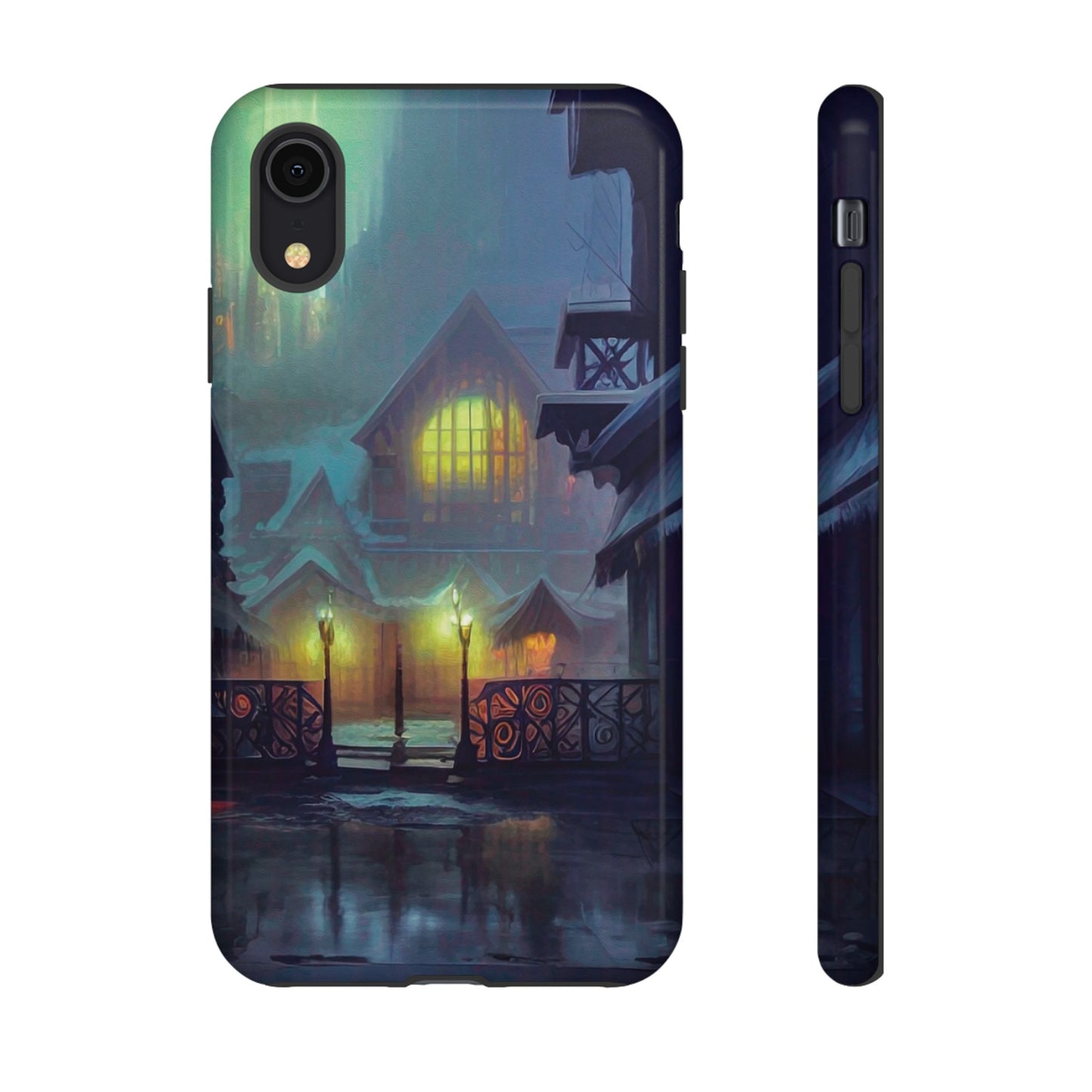 Cottage at Night Wallpaper Phone Case | iPhone 15 Plus/ Pro, 14, 13, 12| Google Pixel 7, Pro, 5| Samsung Galaxy S23 All Major Phone Models