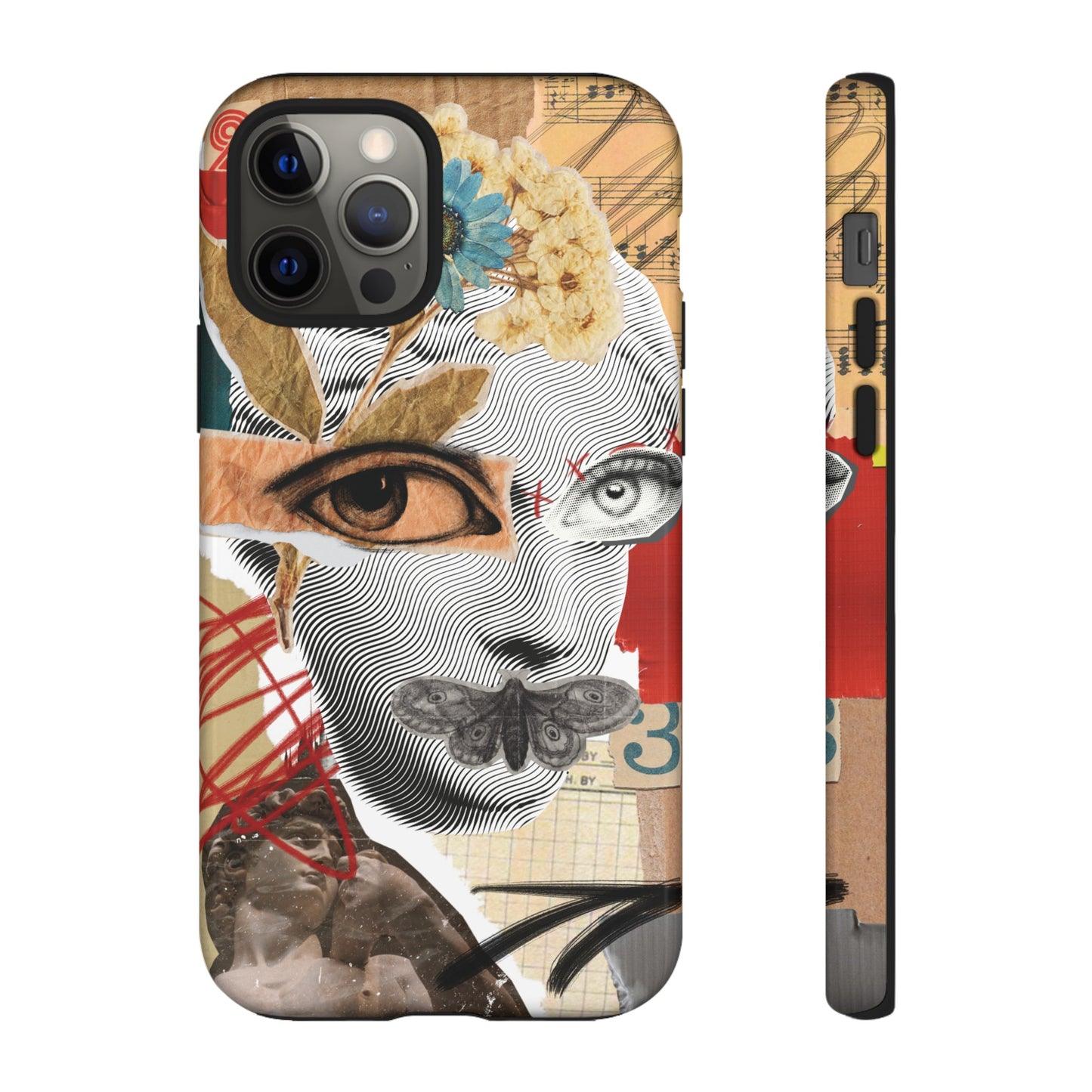 Woman Collage Wallpaper Phone Case | iPhone 15 Plus/ Pro, 14, 13, 12| Google Pixel 7, Pro, 5| Samsung Galaxy S23 All Major Phone Models