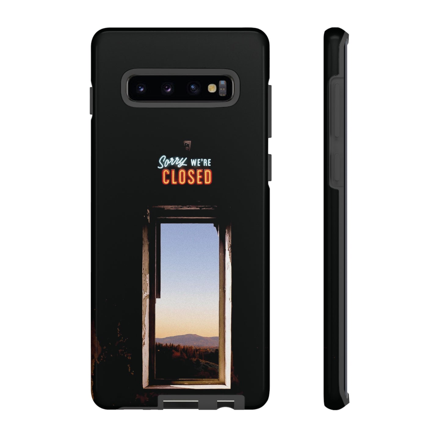 Sorry We're Closed Phone Case | iPhone 15 Plus/ Pro, 14, 13, 12| Google Pixel 7, Pro, 5| Samsung Galaxy S23 All Major Phone Models