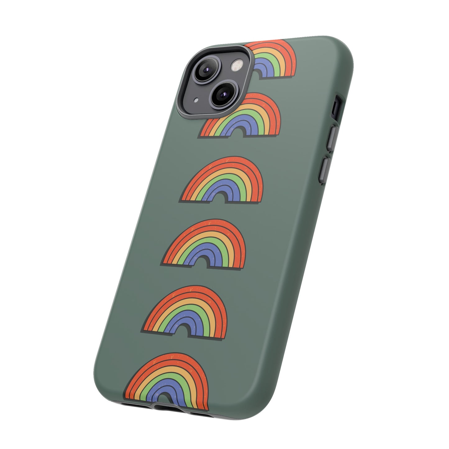 Rainbow Wallpaper Phone Case | iPhone 15 Plus/ Pro, 14, 13, 12| Google Pixel 7, Pro, 5| Samsung Galaxy S23 All Major Phone Models