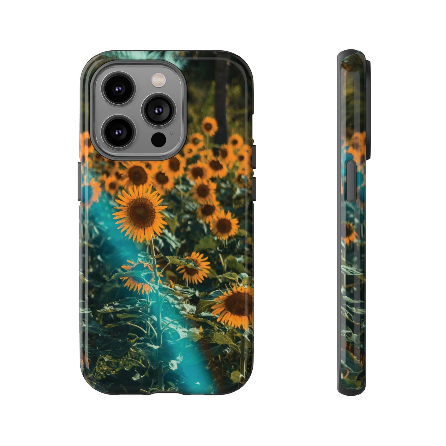 Sunflower Field Wallpaper Phone Case | iPhone 15 Plus/ Pro, 14, 13, 12| Google Pixel 7, Pro, 5| Samsung Galaxy S23 All Major Phone Models