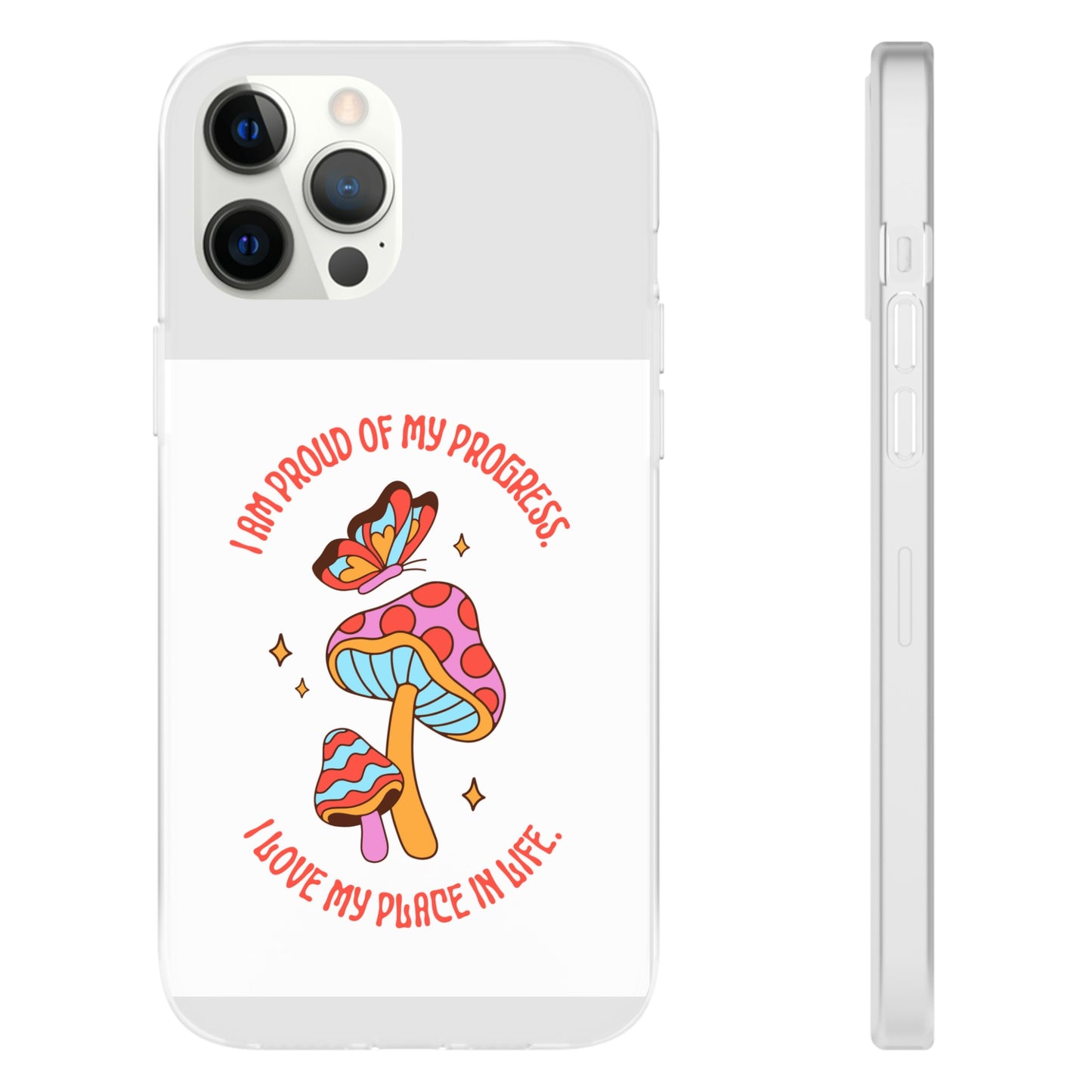 Cute Mushrooms Wallpaper Phone Case | iPhone 15 Plus/ Pro, 14, 13, 12|Samsung Galaxy Models