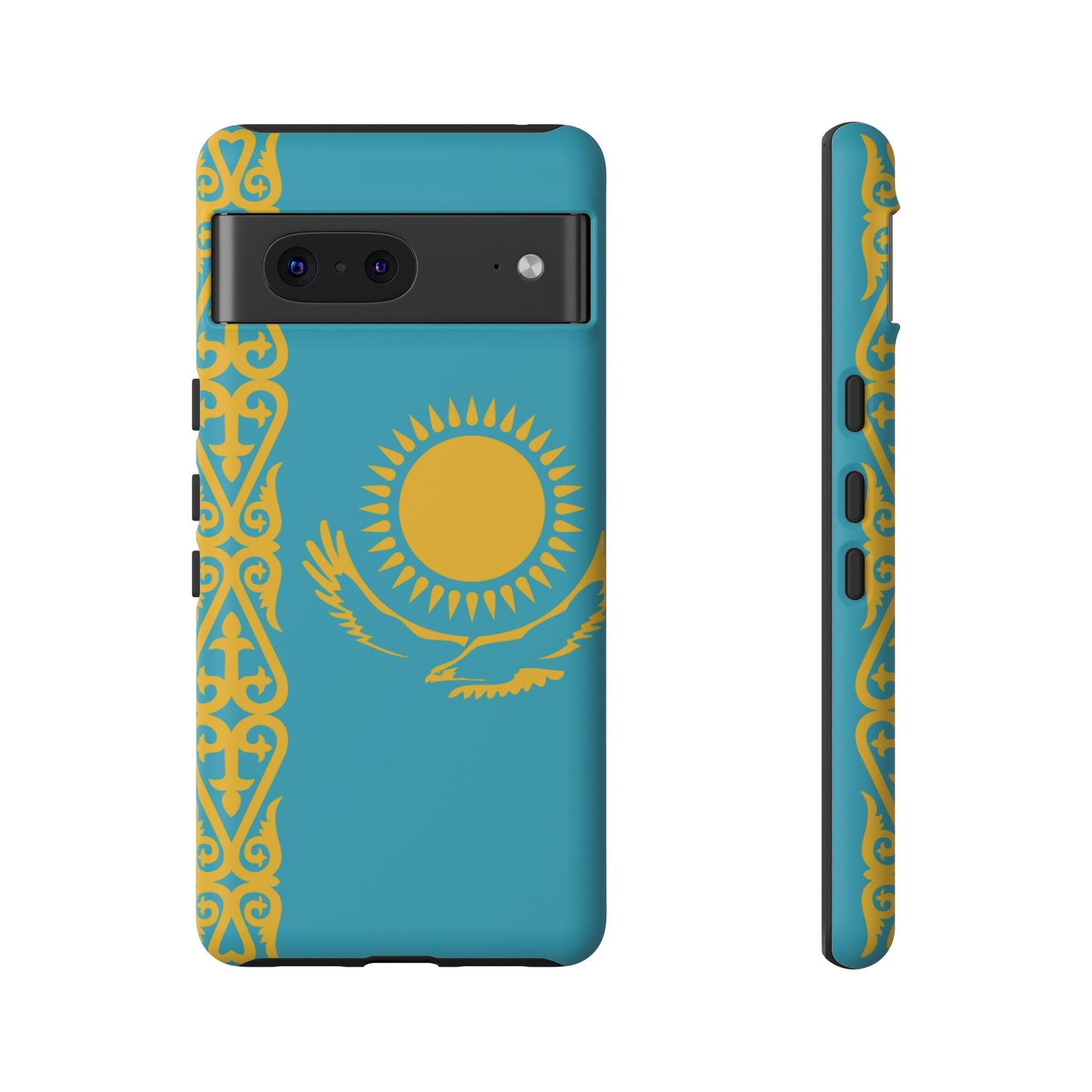 Kazakhstan Flag Phone Case | iPhone 15 Plus/ Pro, 14, 13, 12| Google Pixel 7, Pro, 5| Samsung Galaxy S23 All Major Phone Models