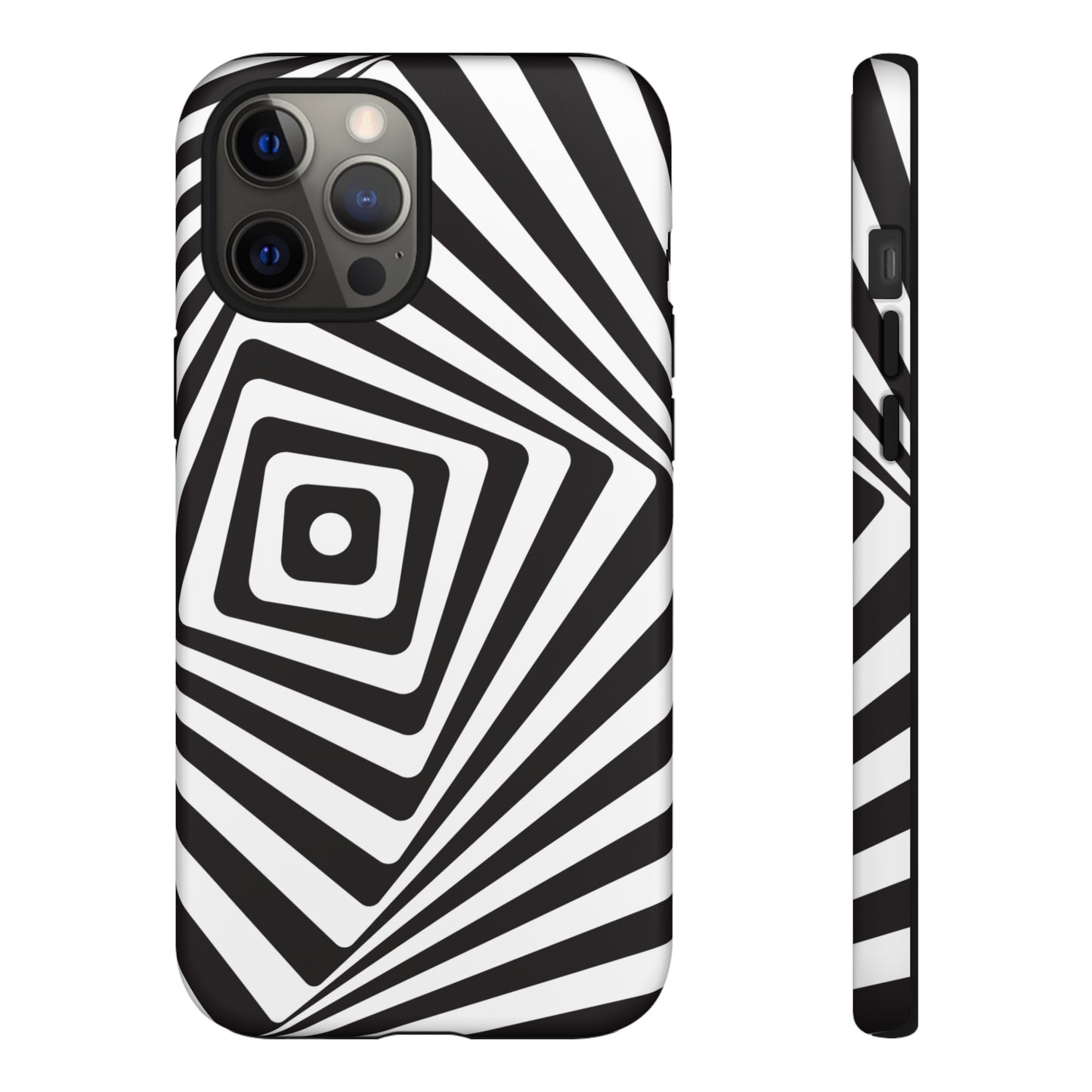 Black & White Spiral Wallpaper Phone Case | iPhone 15 Plus/ Pro, 14, 13, 12| Google Pixel 7, Pro, 5| Samsung Galaxy S23 All Major Phone Models