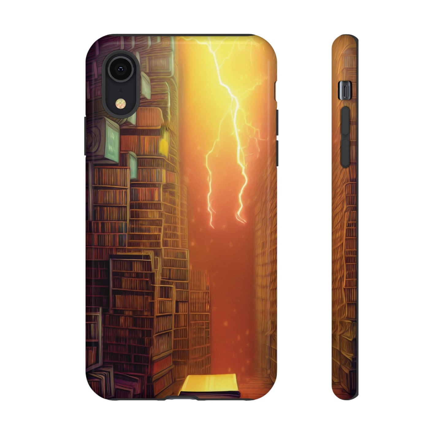 Lightning in the Library Wallpaper Phone Case | iPhone 15 Plus/ Pro, 14, 13, 12| Google Pixel 7, Pro, 5| Samsung Galaxy S23 All Major Phone Models