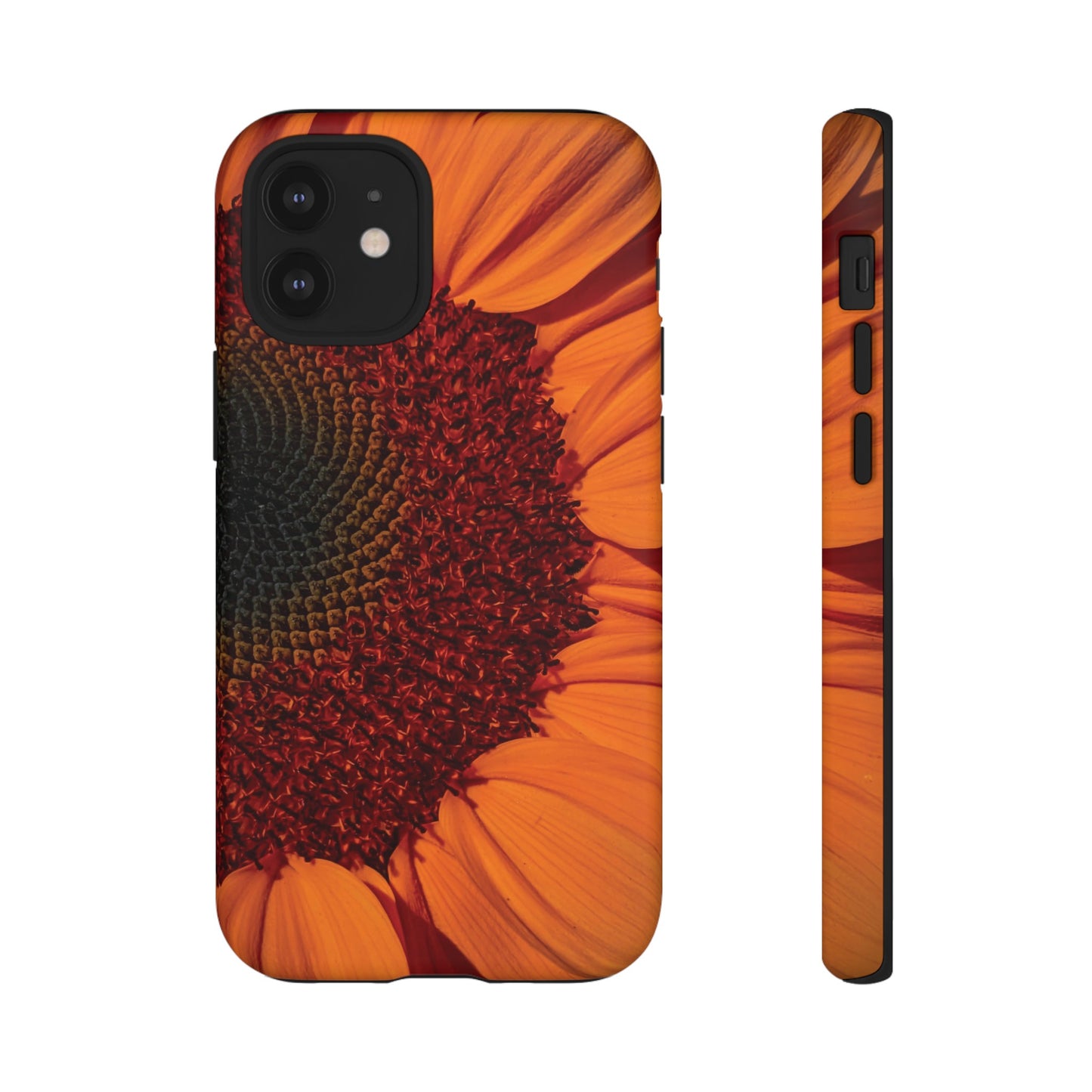 Orange Sunflower Wallpaper Phone Case | iPhone 15 Plus/ Pro, 14, 13, 12| Google Pixel 7, Pro, 5| Samsung Galaxy S23 All Major Phone Models