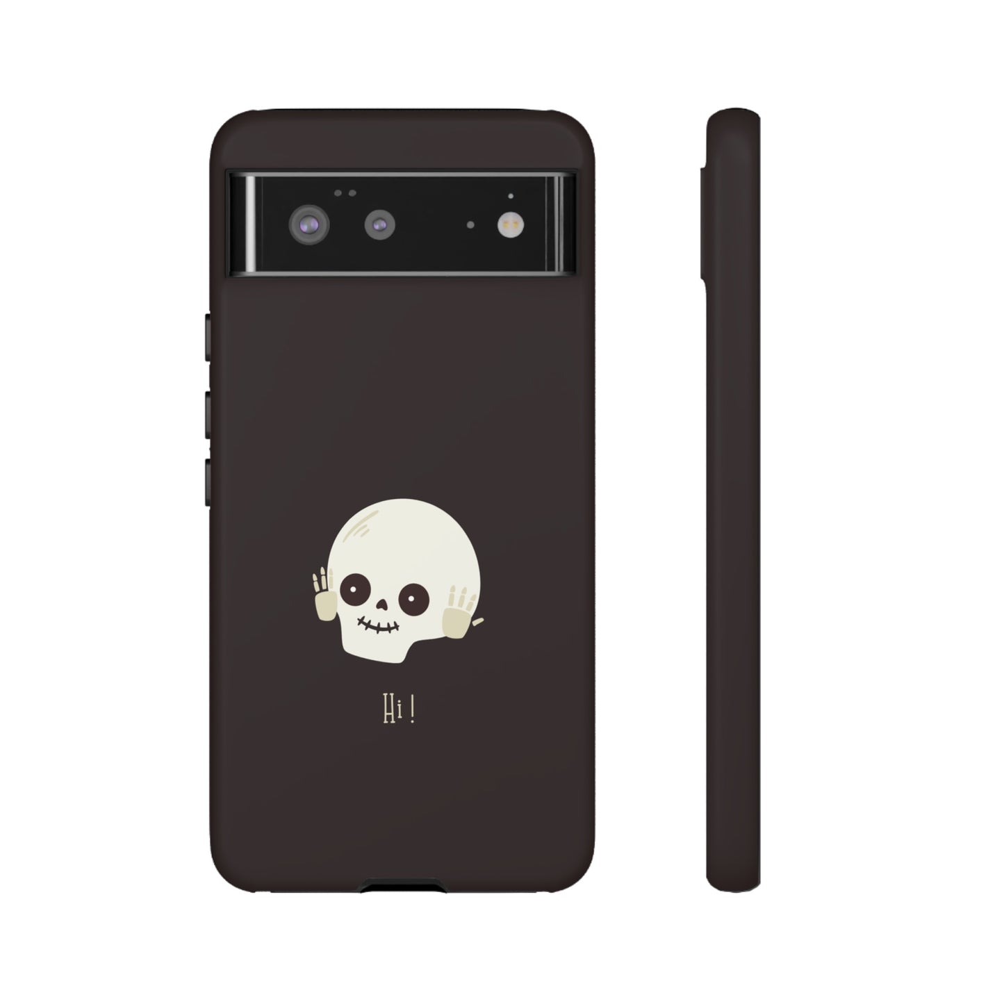 Hello Skull Phone Case | iPhone 15 Plus/ Pro, 14, 13, 12| Google Pixel 7, Pro, 5| Samsung Galaxy S23 All Major Phone Models