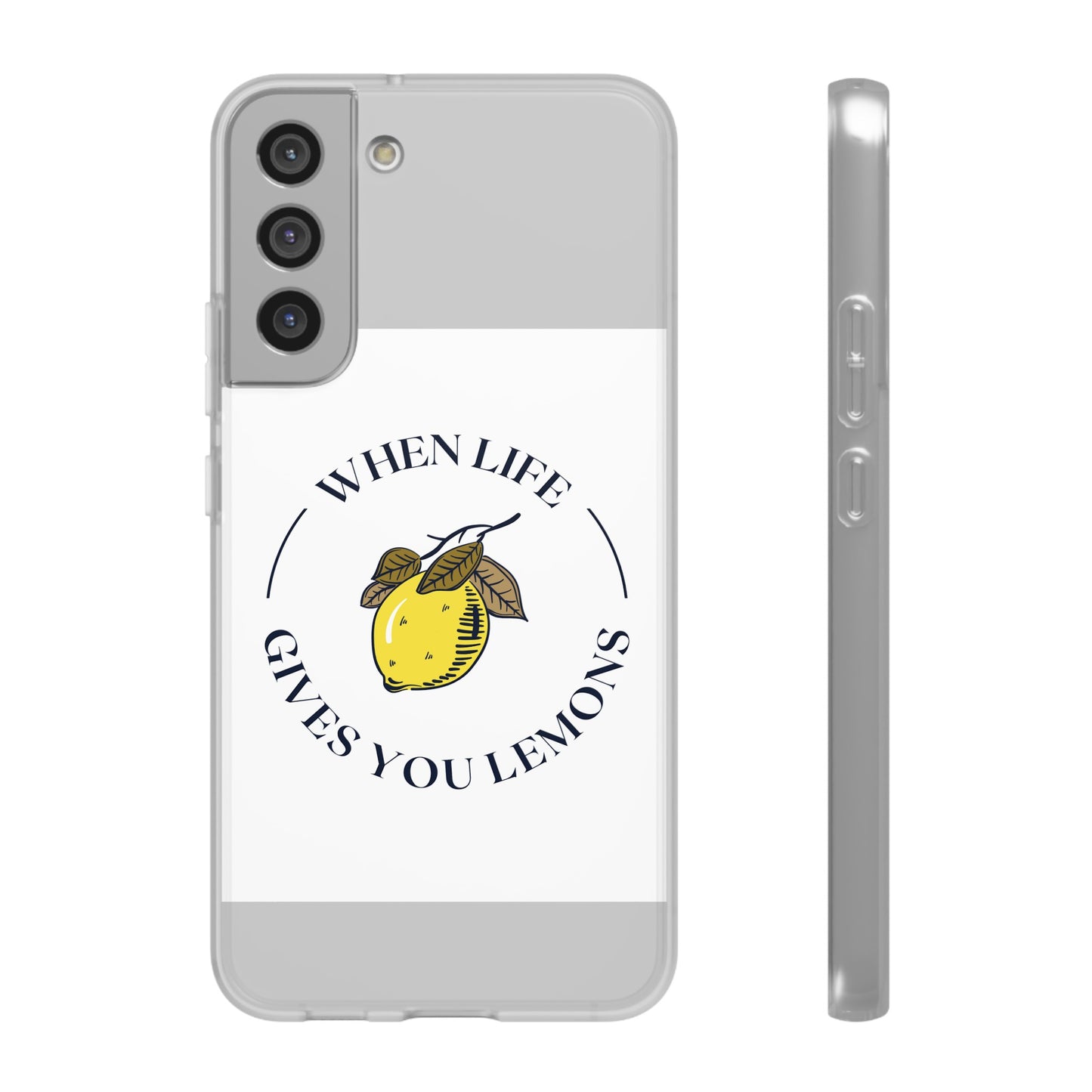 When Life Gives You Lemons Phone Case | iPhone 15 Plus/ Pro, 14, 13, 12| Samsung Galaxy S23 Models