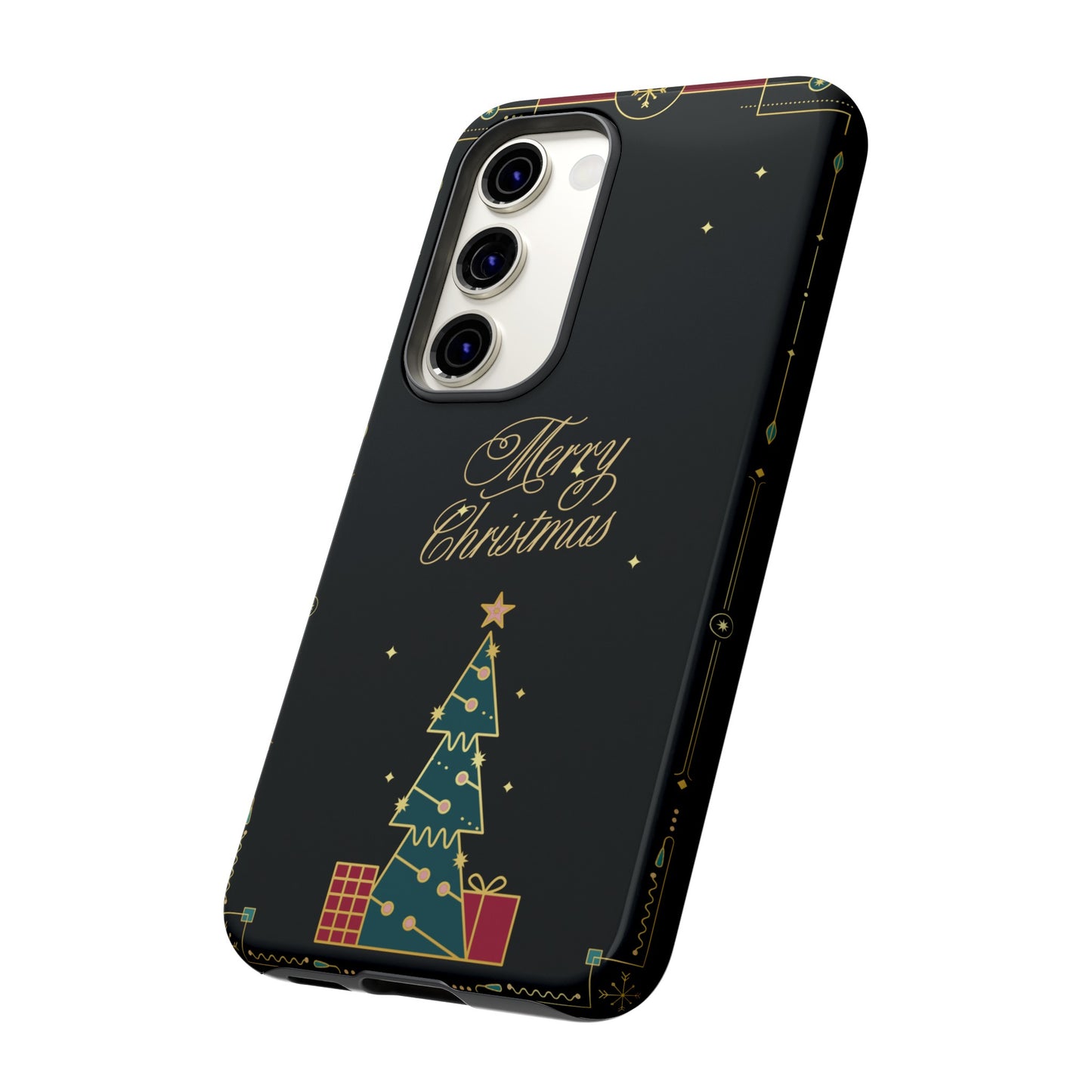 Christmas Tree Wallpaper Phone Case | iPhone 15 Plus/ Pro, 14, 13, 12| Google Pixel 7, Pro, 5| Samsung Galaxy S23 All Major Phone Models