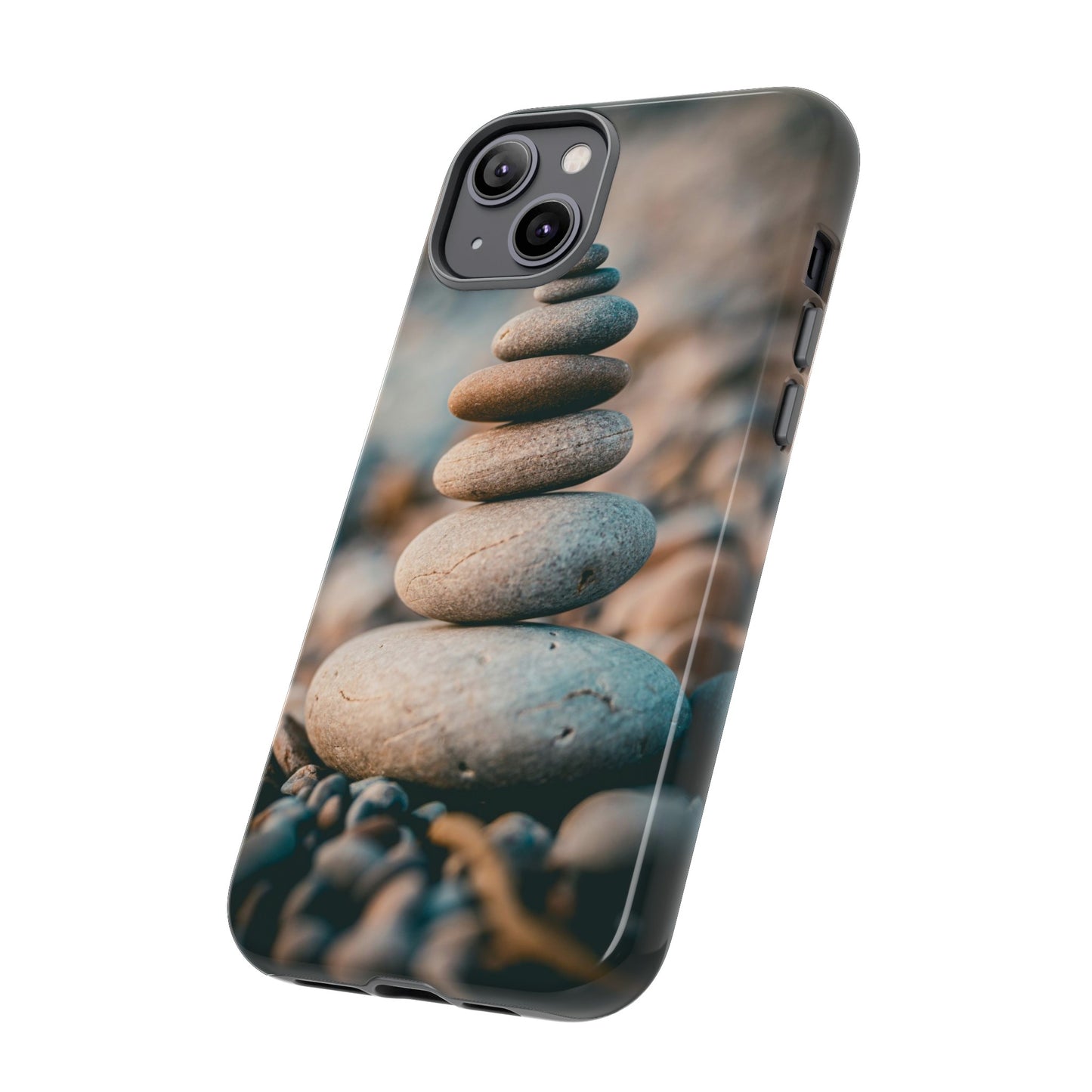 Rock Stack Wallpaper Phone Case | iPhone 15 Plus/ Pro, 14, 13, 12| Google Pixel 7, Pro, 5| Samsung Galaxy S23 All Major Phone Models