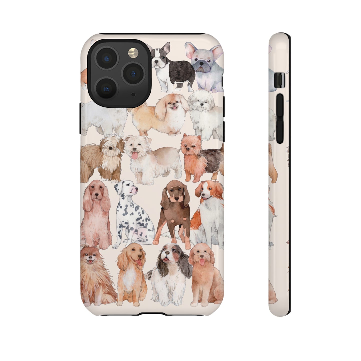 Dog Collage Wallpaper Phone Case | iPhone 15 Plus/ Pro, 14, 13, 12| Google Pixel 7, Pro, 5| Samsung Galaxy S23 All Major Phone Models