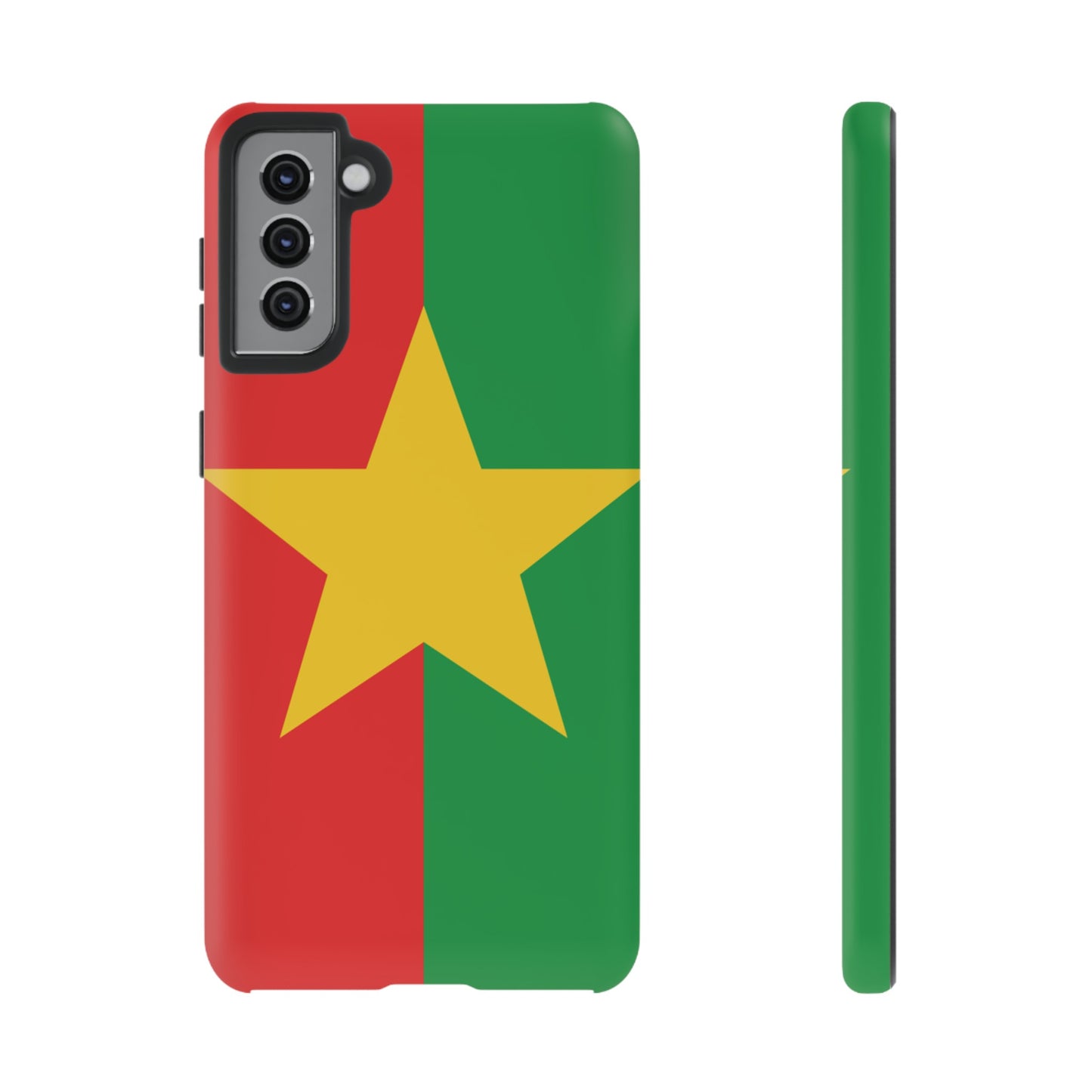 Burkina Faso Flag Phone Case | iPhone 15 Plus/ Pro, 14, 13, 12| Google Pixel 7, Pro, 5| Samsung Galaxy S23 All Major Phone Models