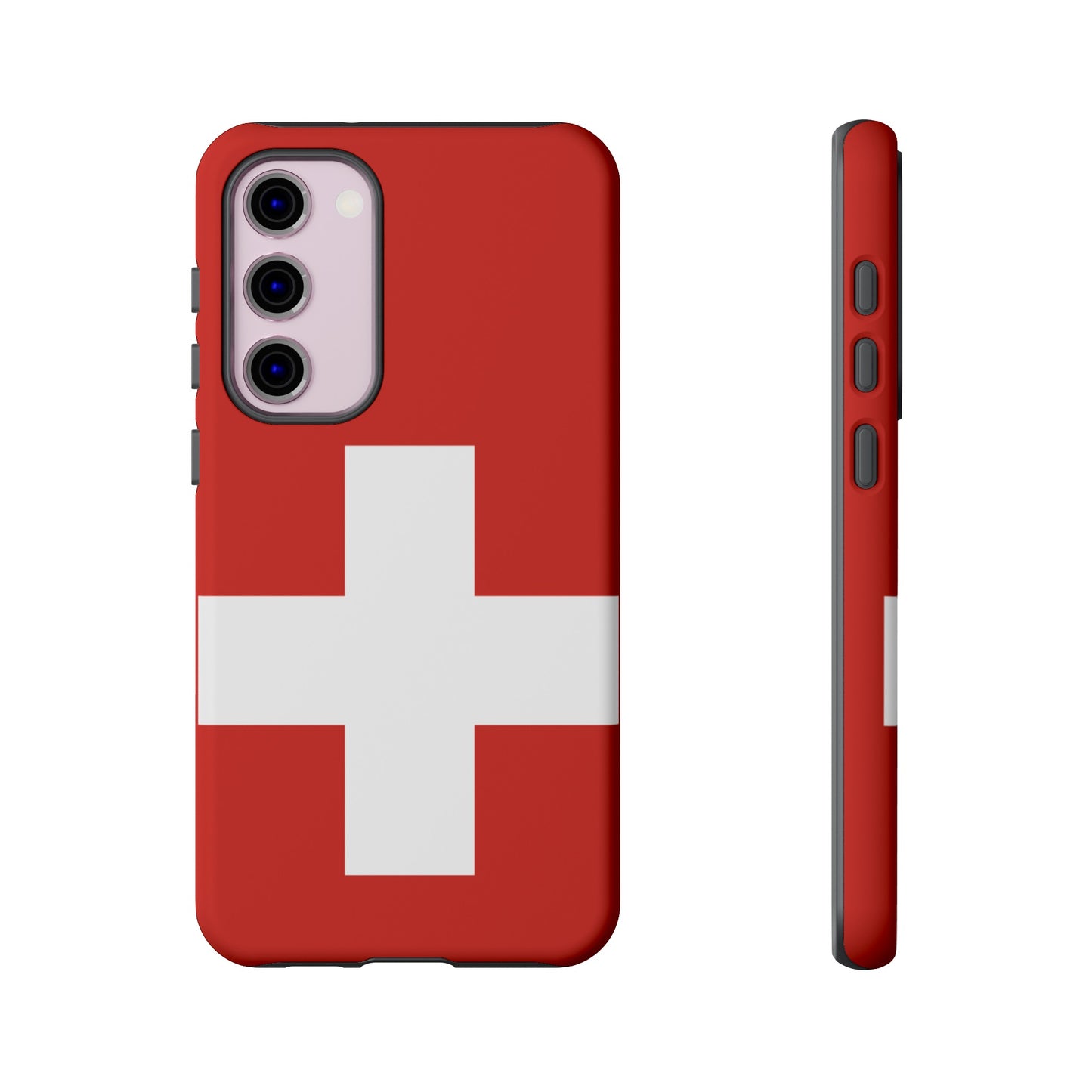 Switzerland Flag Phone Case | iPhone 15 Plus/ Pro, 14, 13, 12| Google Pixel 7, Pro, 5| Samsung Galaxy S23 All Major Phone Models