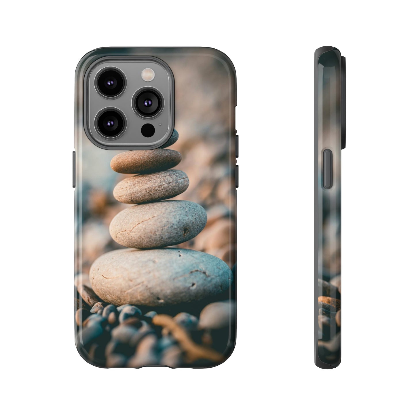 Rock Stack Wallpaper Phone Case | iPhone 15 Plus/ Pro, 14, 13, 12| Google Pixel 7, Pro, 5| Samsung Galaxy S23 All Major Phone Models