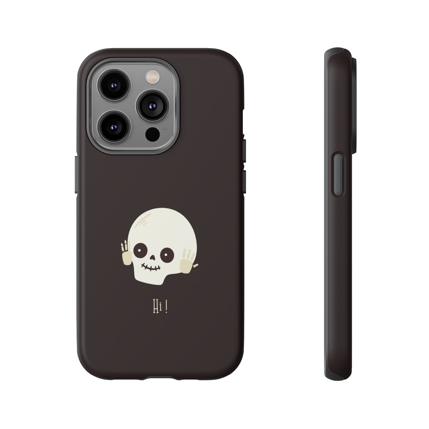 Hello Skull Phone Case | iPhone 15 Plus/ Pro, 14, 13, 12| Google Pixel 7, Pro, 5| Samsung Galaxy S23 All Major Phone Models