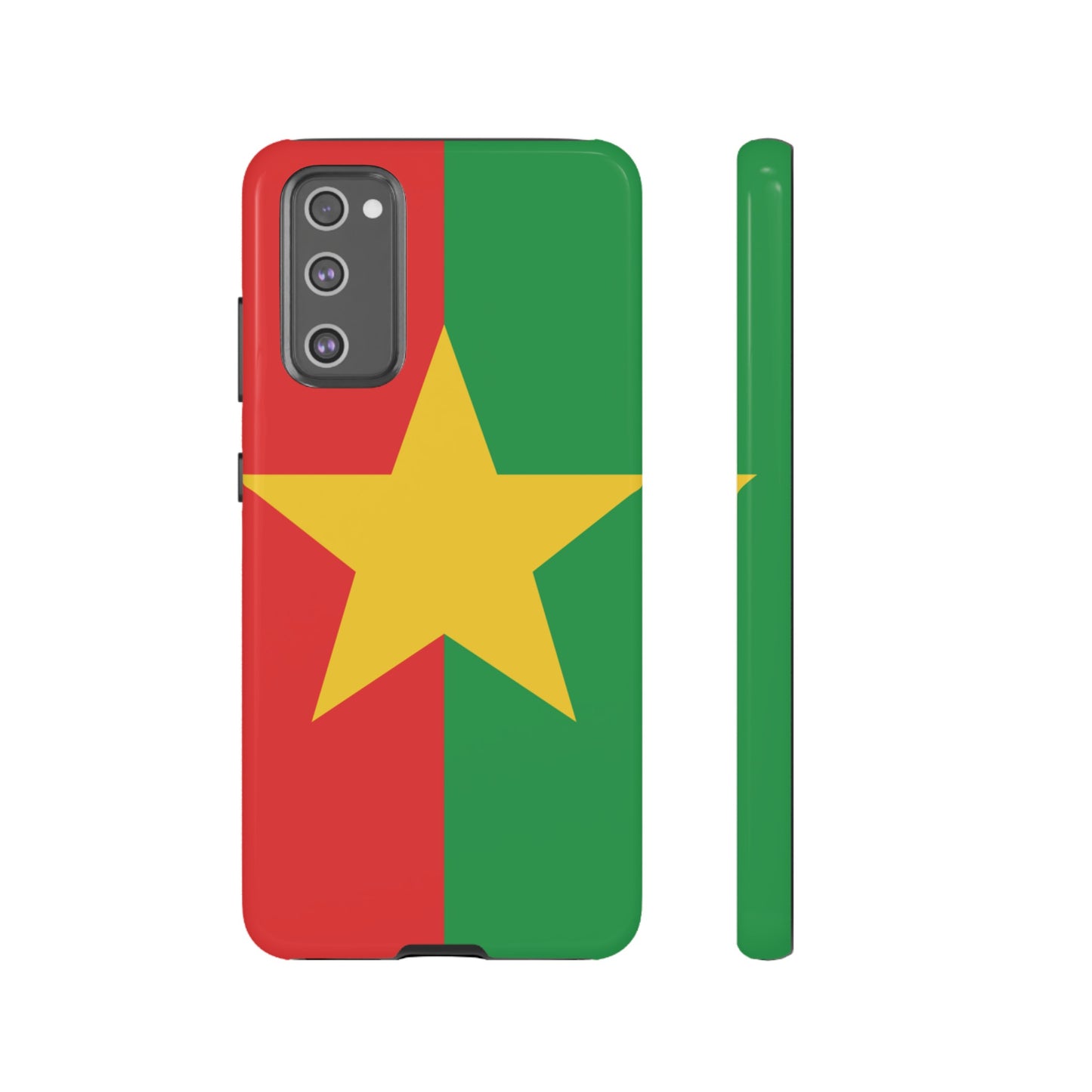 Burkina Faso Flag Phone Case | iPhone 15 Plus/ Pro, 14, 13, 12| Google Pixel 7, Pro, 5| Samsung Galaxy S23 All Major Phone Models