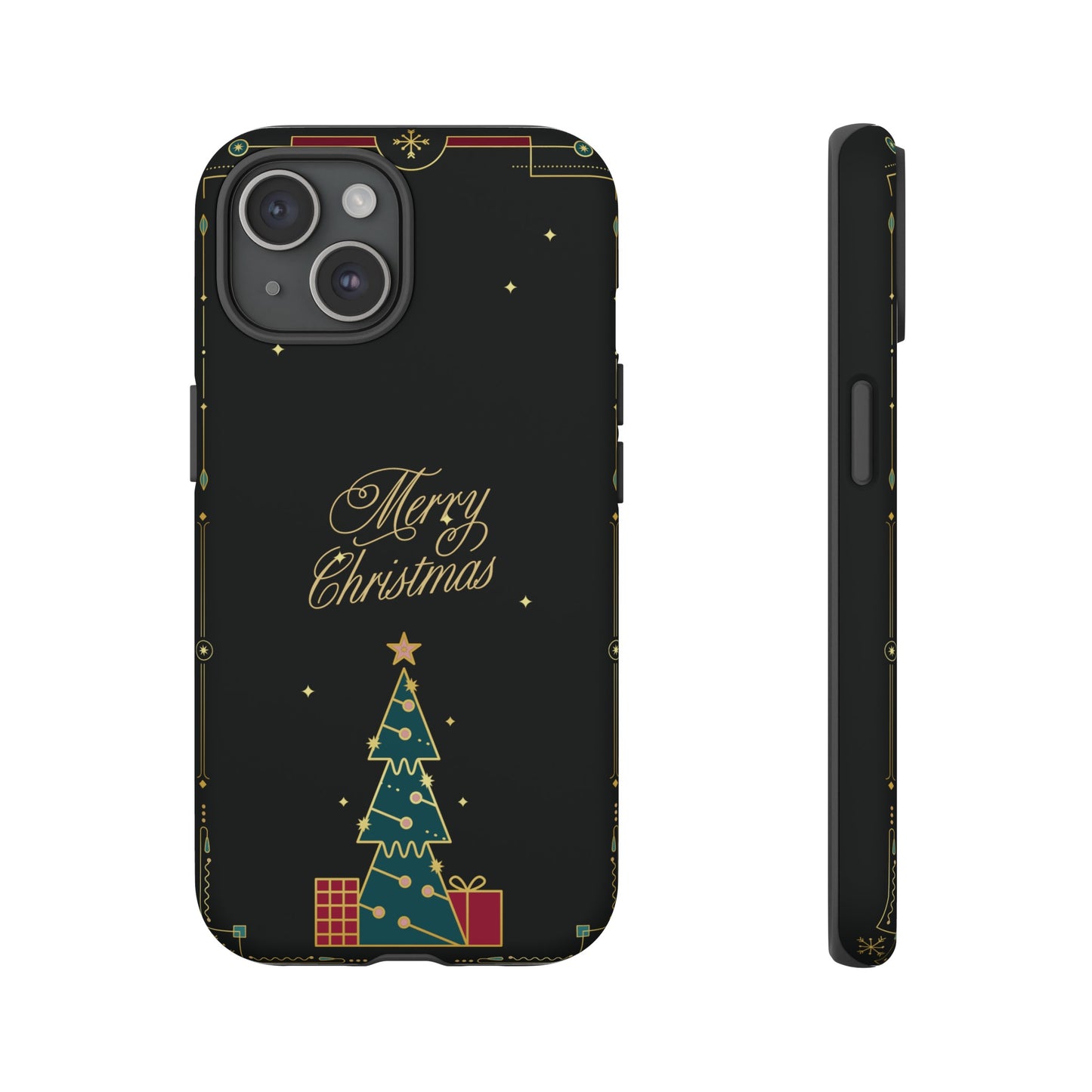 Christmas Tree Wallpaper Phone Case | iPhone 15 Plus/ Pro, 14, 13, 12| Google Pixel 7, Pro, 5| Samsung Galaxy S23 All Major Phone Models