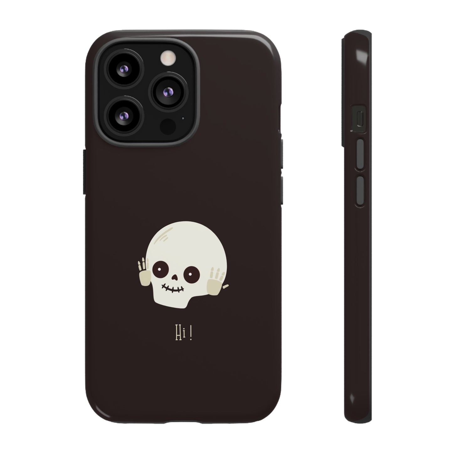 Hello Skull Phone Case | iPhone 15 Plus/ Pro, 14, 13, 12| Google Pixel 7, Pro, 5| Samsung Galaxy S23 All Major Phone Models