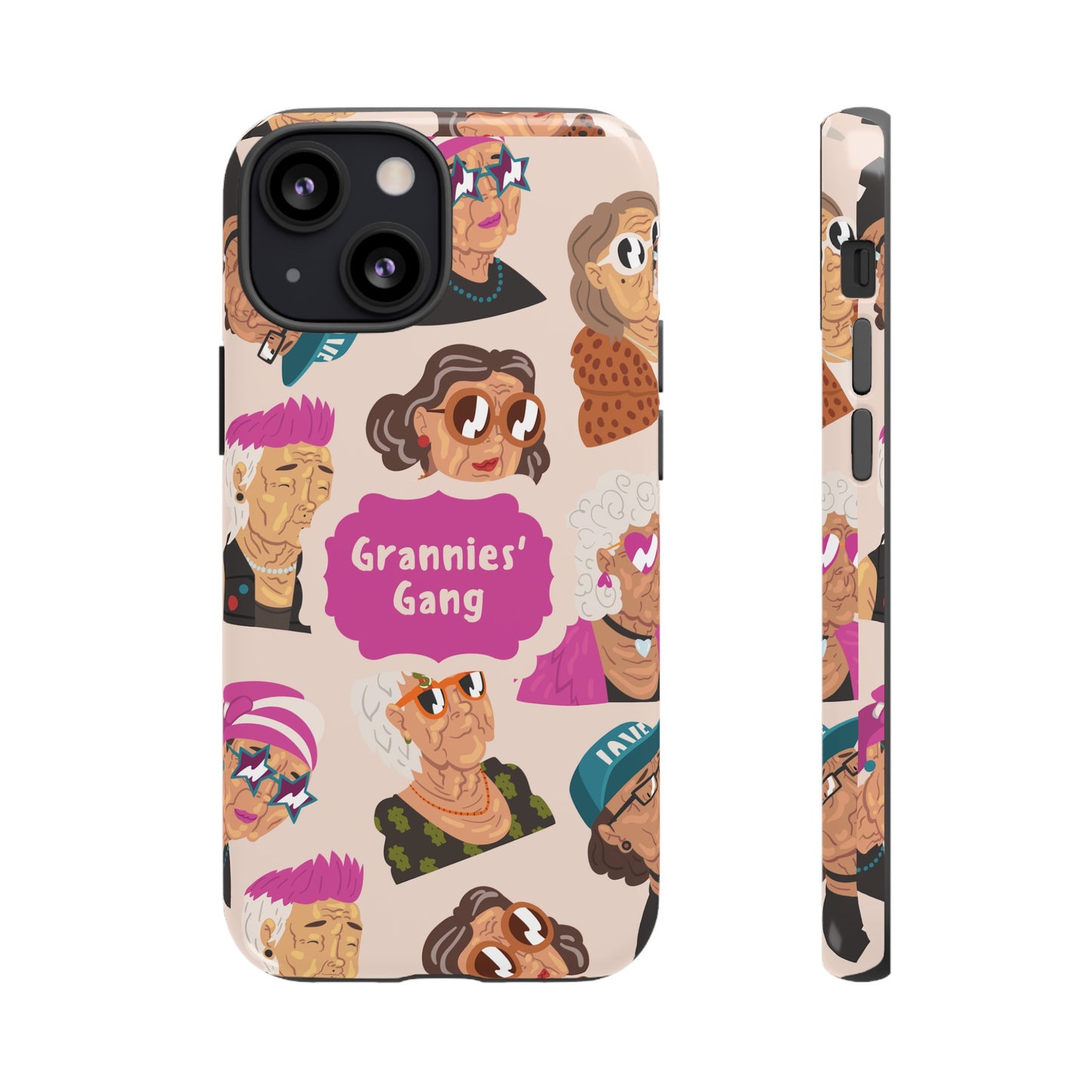 Grannies' Gang Wallpaper Phone Case | iPhone 15 Plus/ Pro, 14, 13, 12| Google Pixel 7, Pro, 5| Samsung Galaxy S23 All Major Phone Models