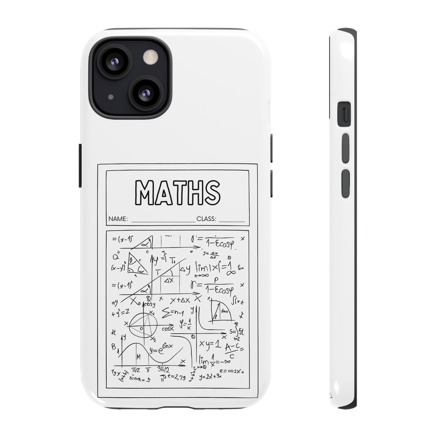 Maths Class Wallpaper Phone Case | iPhone 15 Plus/ Pro, 14, 13, 12| Google Pixel 7, Pro, 5| Samsung Galaxy S23 All Major Phone Models