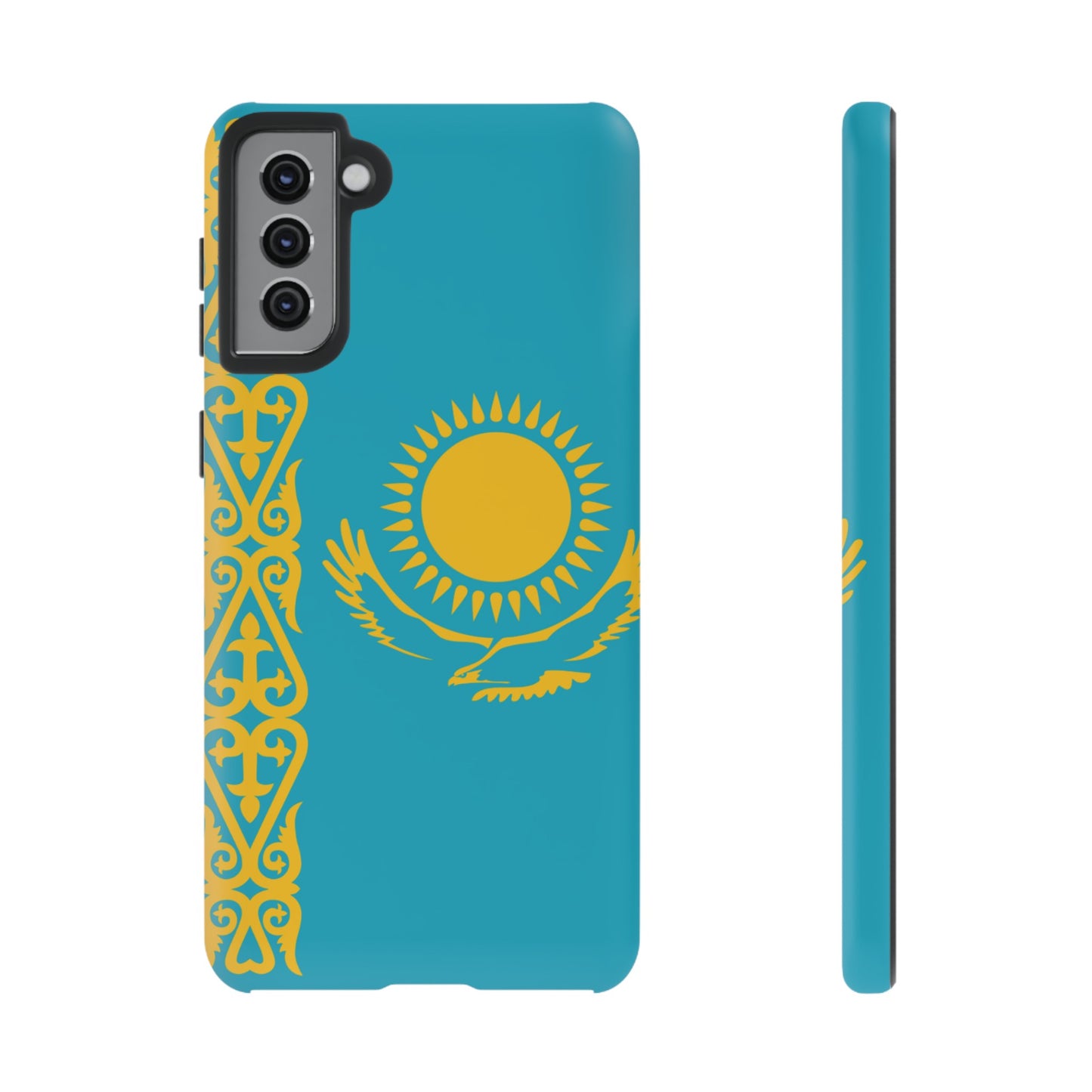 Kazakhstan Flag Phone Case | iPhone 15 Plus/ Pro, 14, 13, 12| Google Pixel 7, Pro, 5| Samsung Galaxy S23 All Major Phone Models