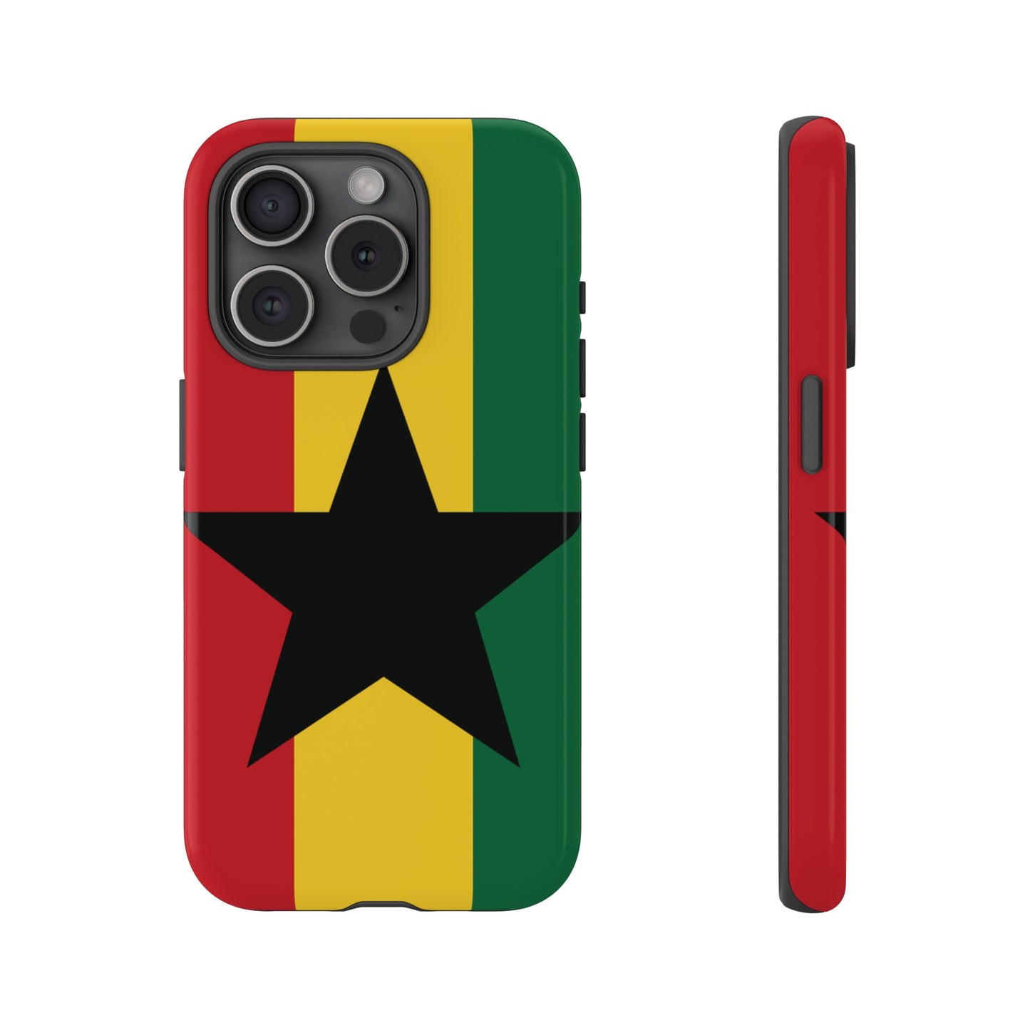 Ghana Flag Phone Case | iPhone 15 Plus/ Pro, 14, 13, 12| Google Pixel 7, Pro, 5| Samsung Galaxy S23 All Major Phone Models