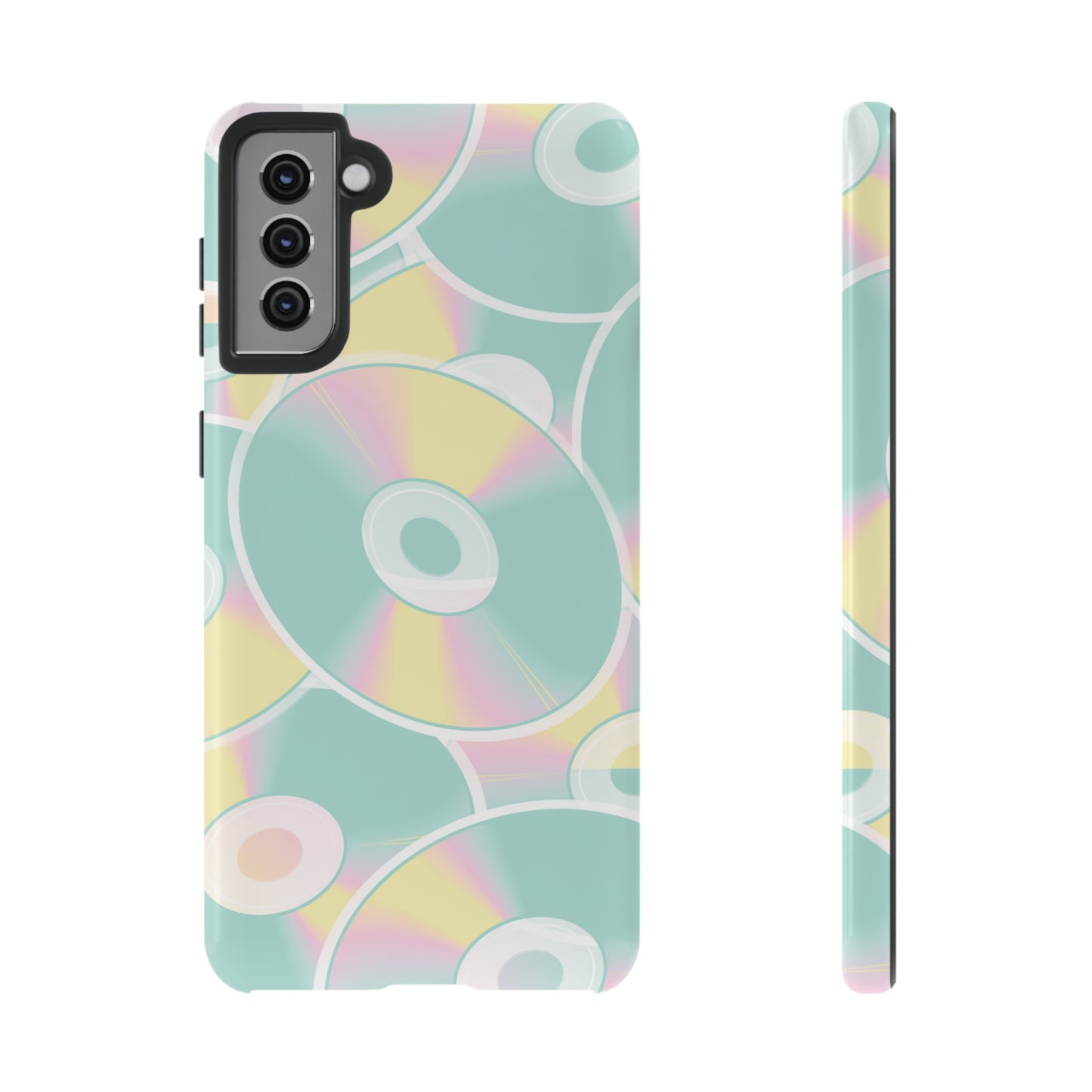 90's CD Wallpaper Phone Case | iPhone 15 Plus/ Pro, 14, 13, 12| Google Pixel 7, Pro, 5| Samsung Galaxy S23 All Major Phone Models