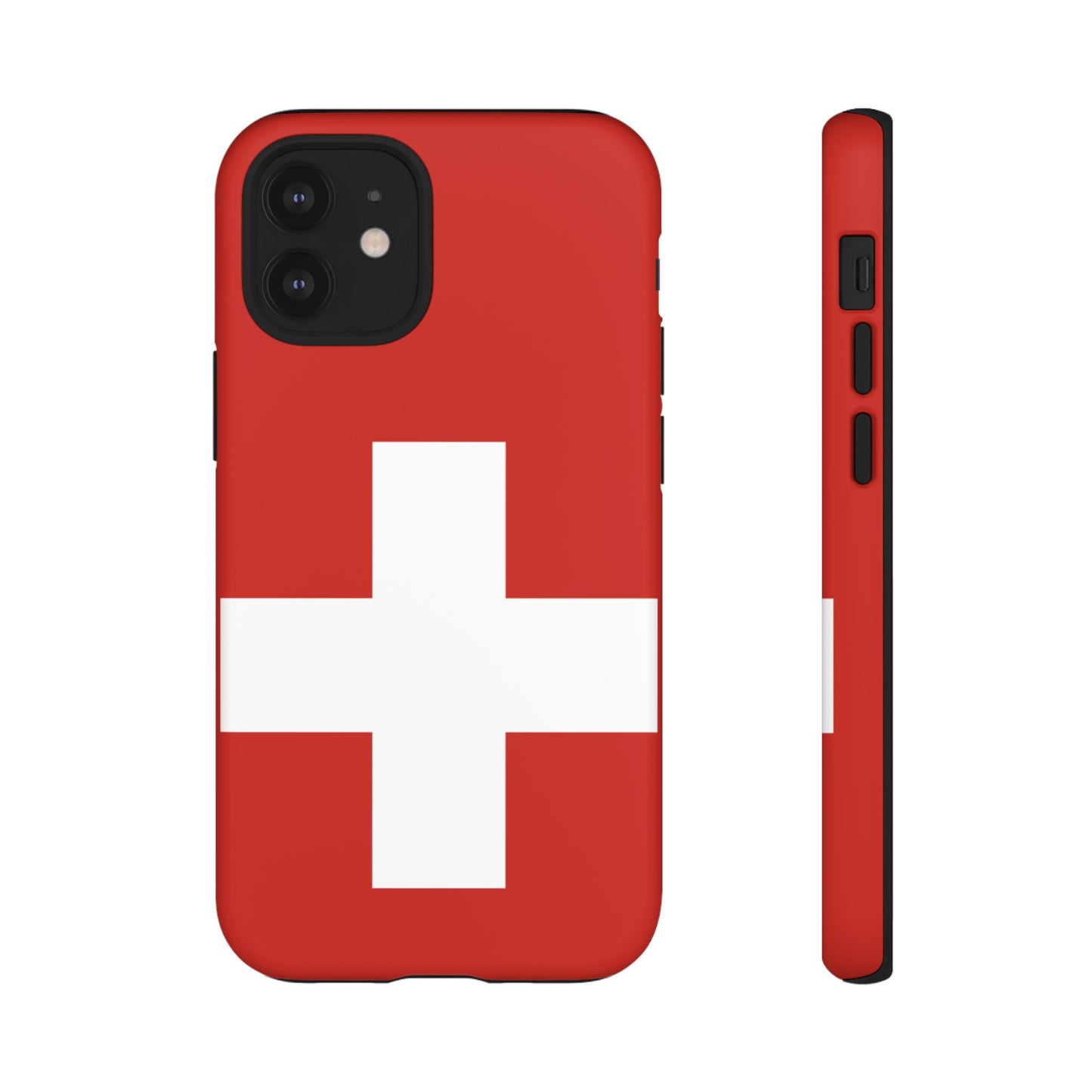 Switzerland Flag Phone Case | iPhone 15 Plus/ Pro, 14, 13, 12| Google Pixel 7, Pro, 5| Samsung Galaxy S23 All Major Phone Models