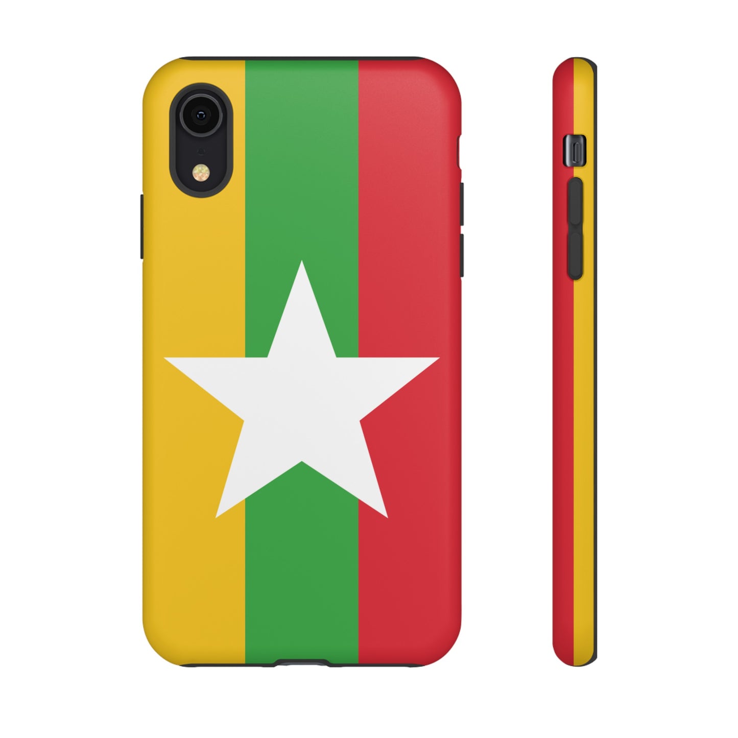 Myanmar Flag Phone Case | iPhone 15 Plus/ Pro, 14, 13, 12| Google Pixel 7, Pro, 5| Samsung Galaxy S23 All Major Phone Models