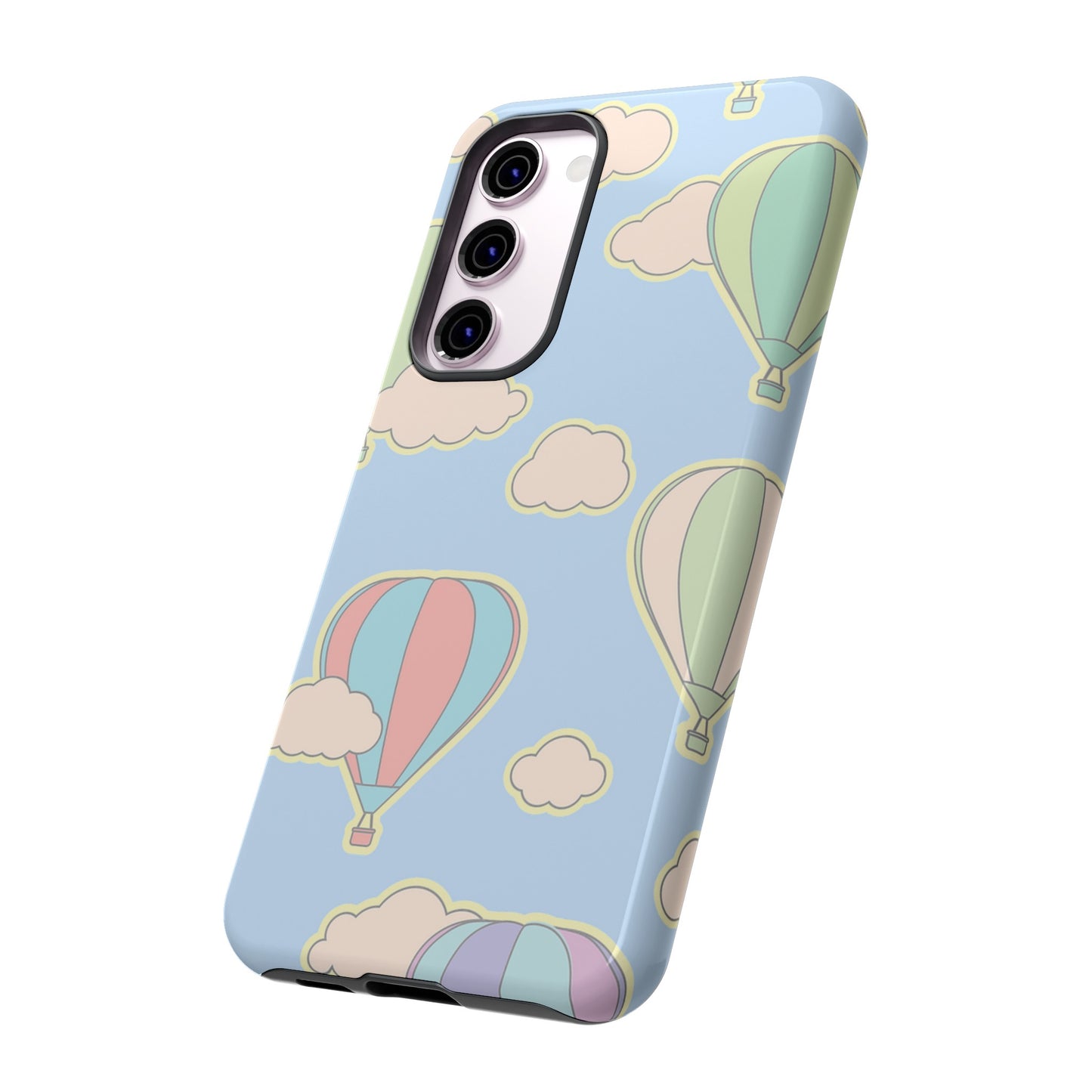 Hot Air Balloon Wallpaper Phone Case | iPhone 15 Plus/ Pro, 14, 13, 12| Google Pixel 7, Pro, 5| Samsung Galaxy S23 All Major Phone Models