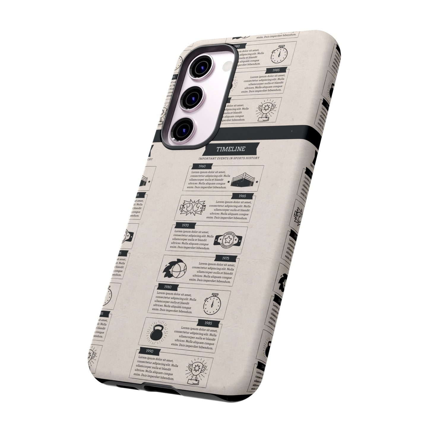 Timeline Wallpaper Phone Case | iPhone 15 Plus/ Pro, 14, 13, 12| Google Pixel 7, Pro, 5| Samsung Galaxy S23 All Major Phone Models