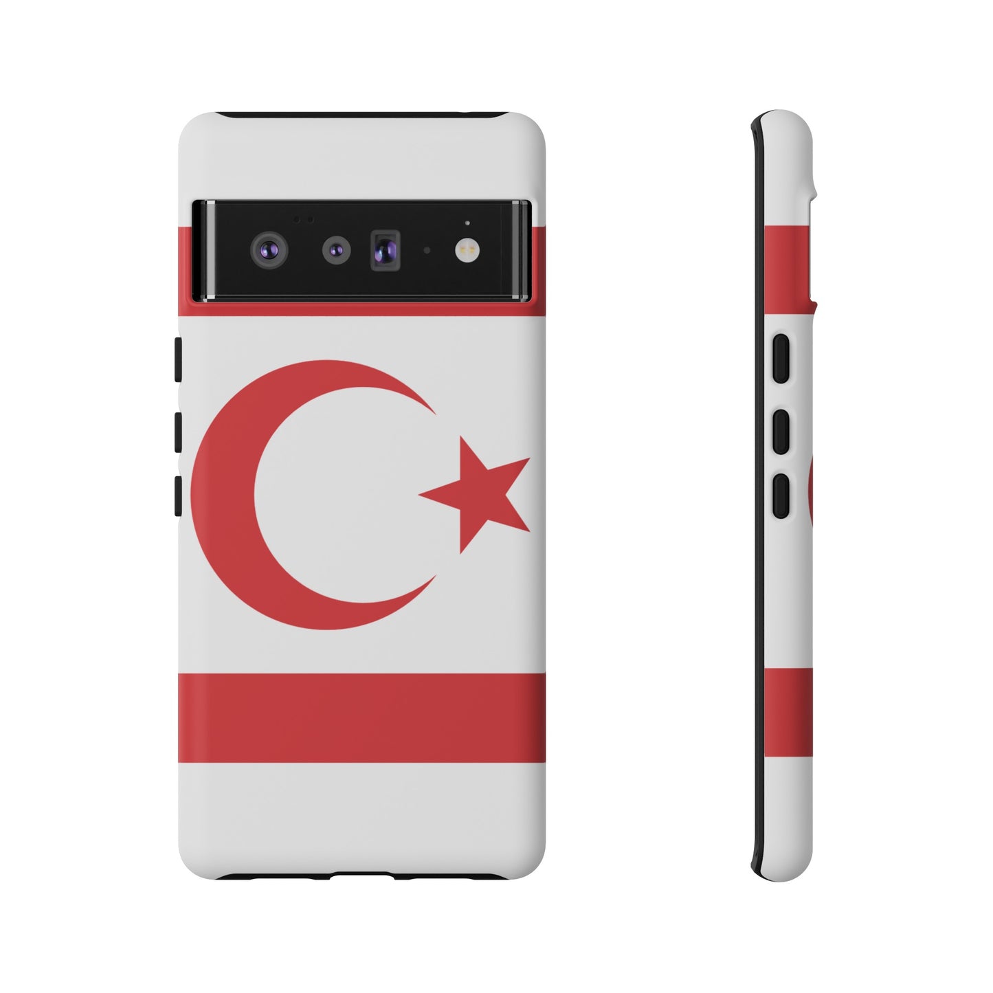 Northern Cyprus Flag Phone Case | iPhone 15 Plus/ Pro, 14, 13, 12| Google Pixel 7, Pro, 5| Samsung Galaxy S23 All Major Phone Models