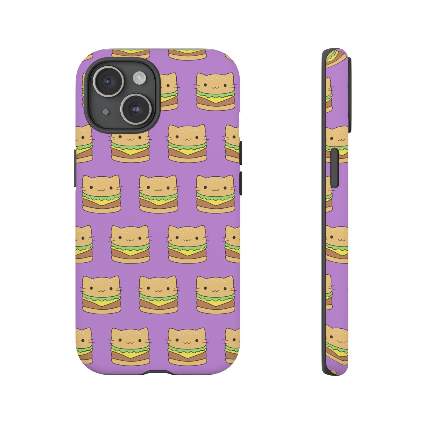 Cat Burger Phone Case | iPhone 15 Plus/ Pro, 14, 13, 12| Google Pixel 7, Pro, 5| Samsung Galaxy S23 All Major Phone Models